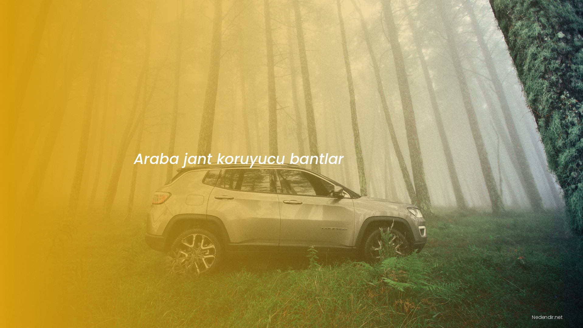 Araba jant koruyucu bantlar
