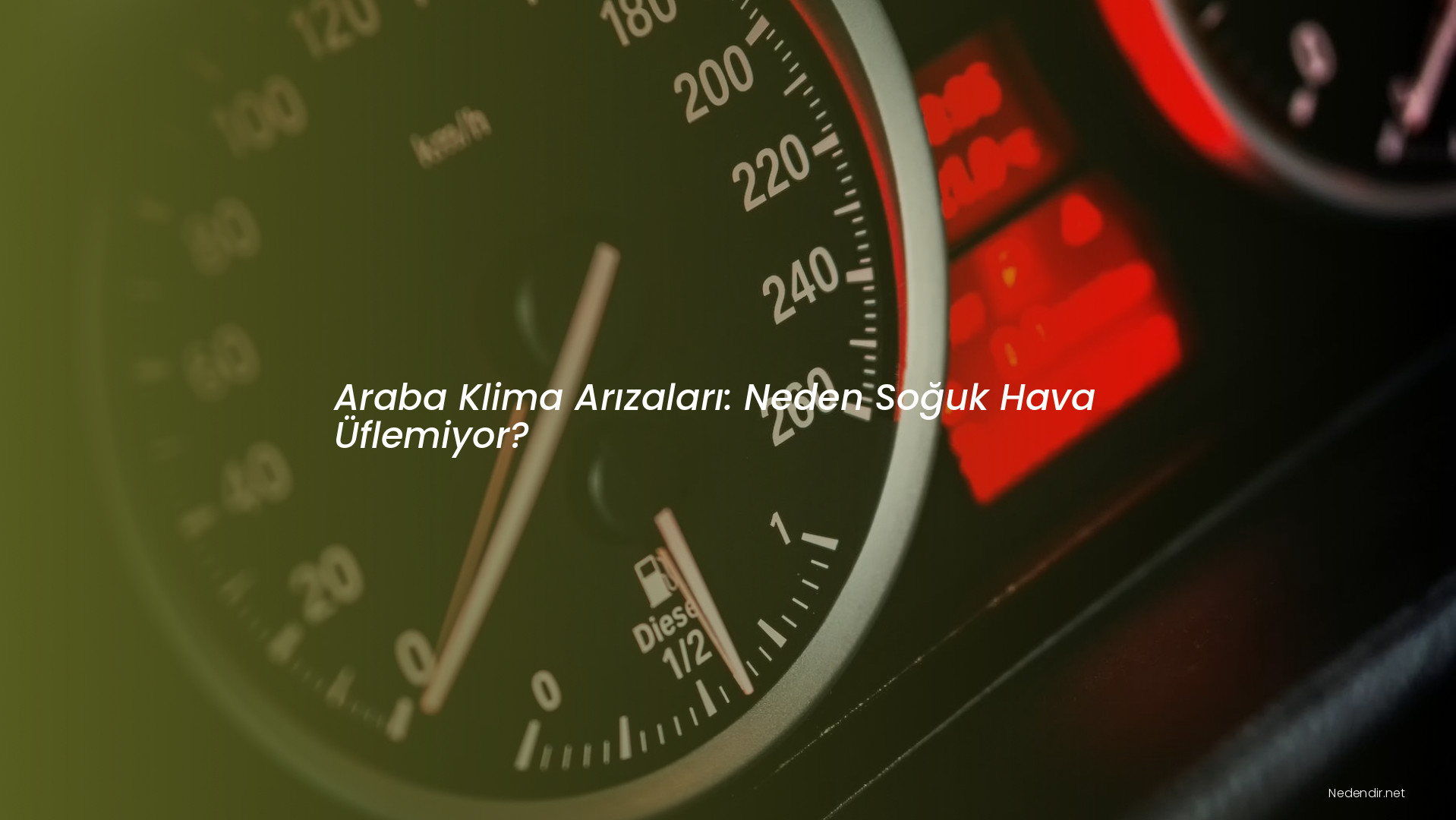 Araba Klima Arızaları: Neden Soğuk Hava Üflemiyor?