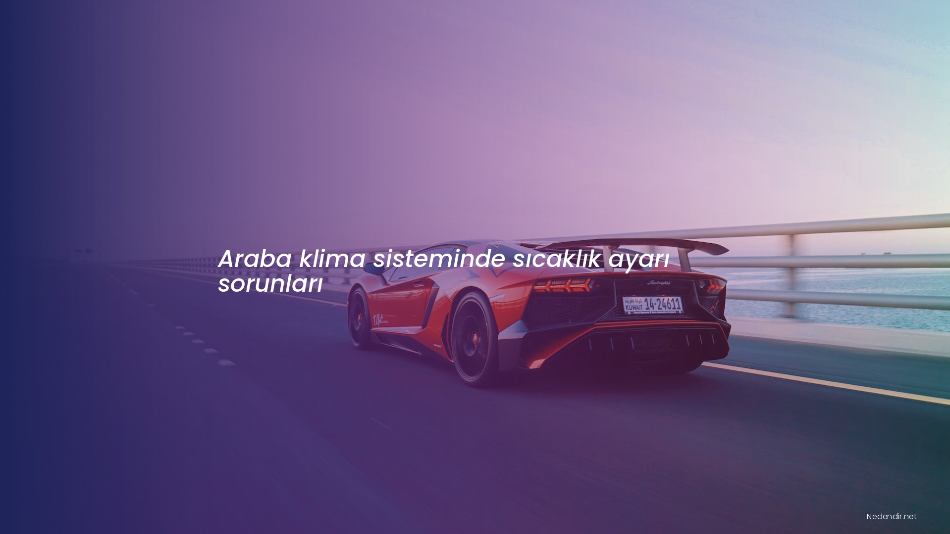 Araba klima sisteminde sıcaklık ayarı sorunları