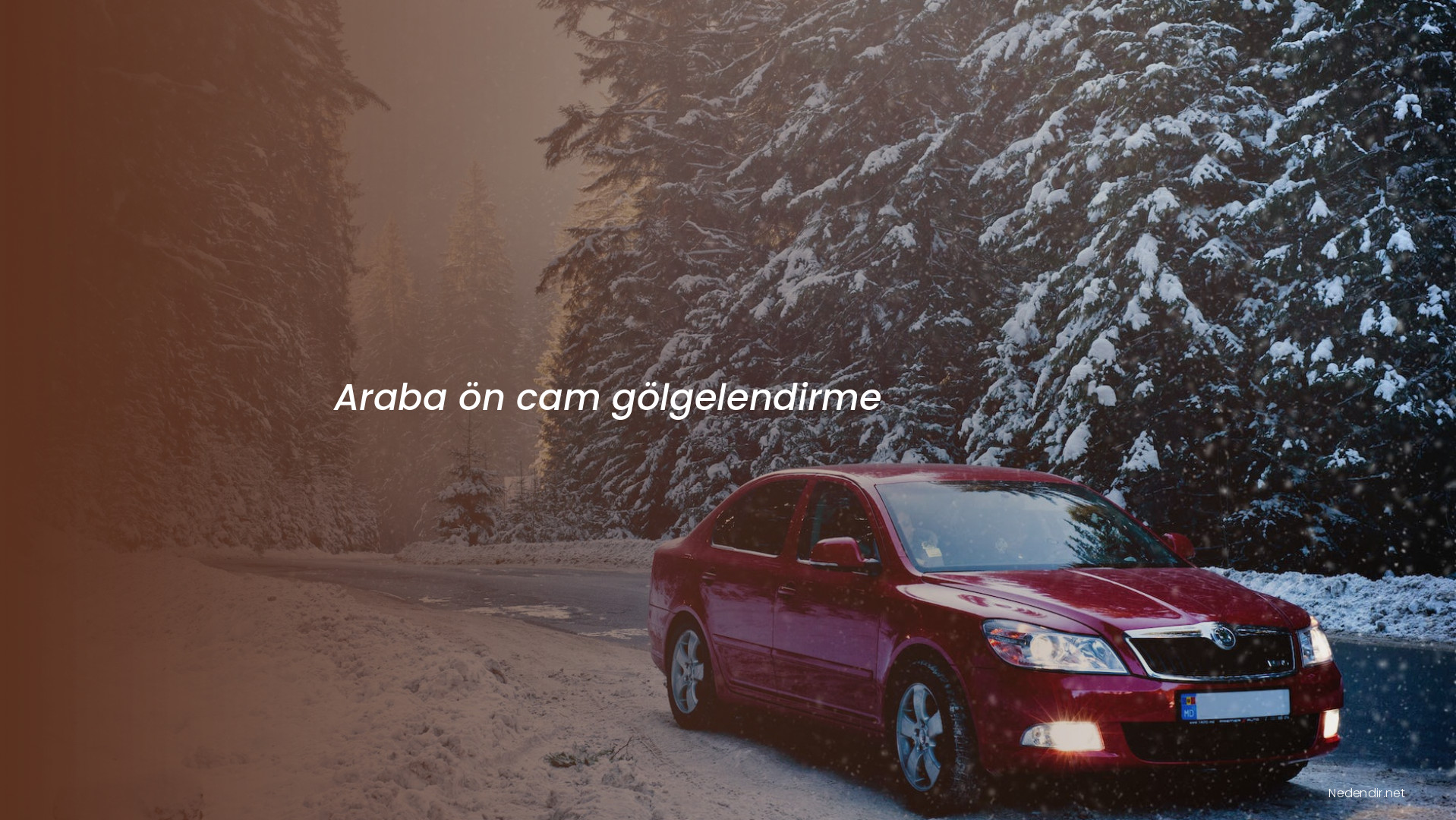 Araba ön cam gölgelendirme