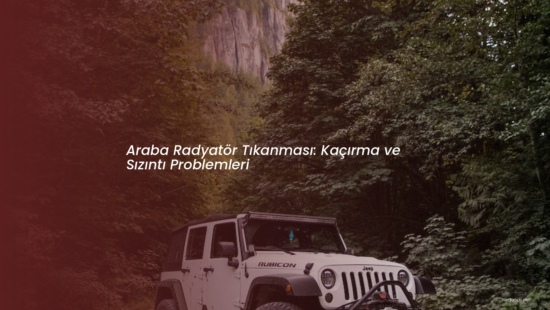 Araba Radyatör Tıkanması: Kaçırma ve Sızıntı Problemleri Araba Radyatör Tıkanması: Kaçırma ve Sızıntı Problemleri