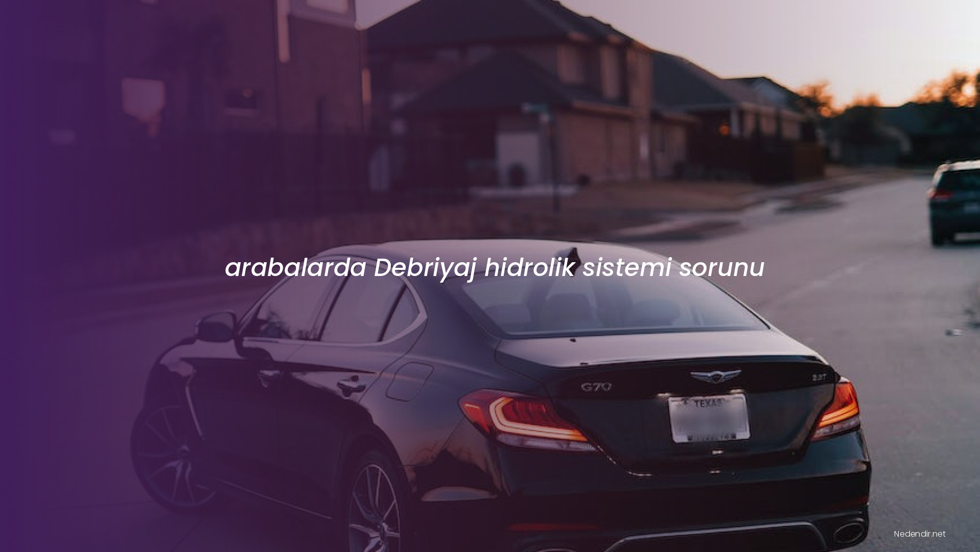 arabalarda Debriyaj hidrolik sistemi sorunu