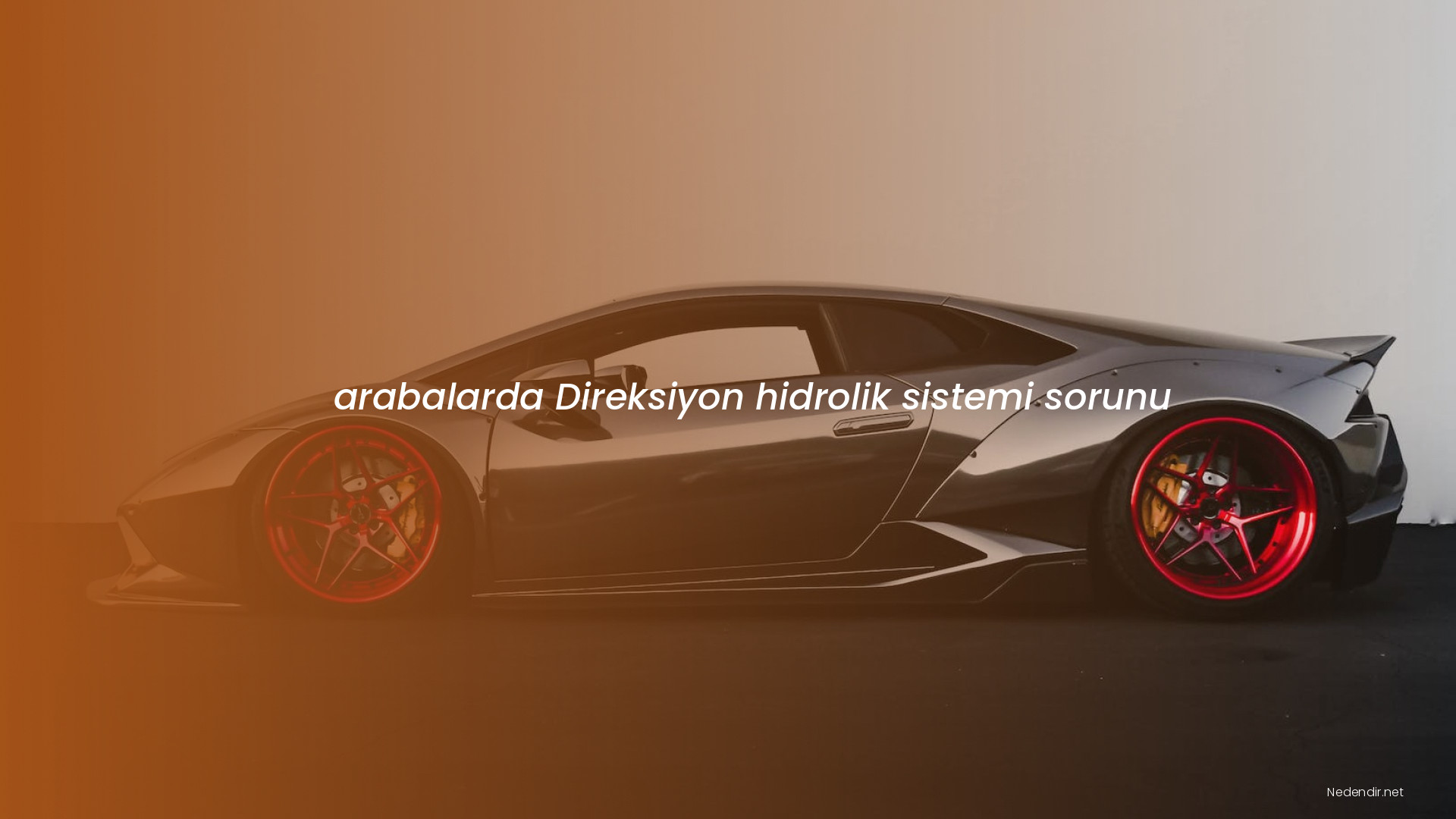 arabalarda Direksiyon hidrolik sistemi sorunu