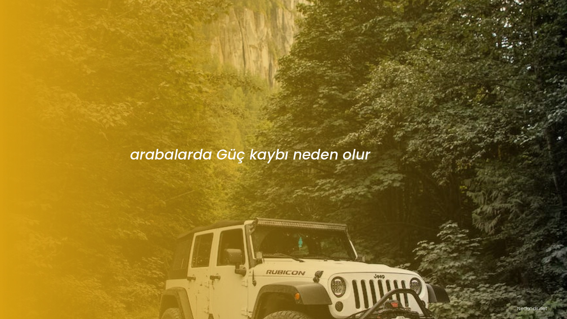 arabalarda Güç kaybı neden olur