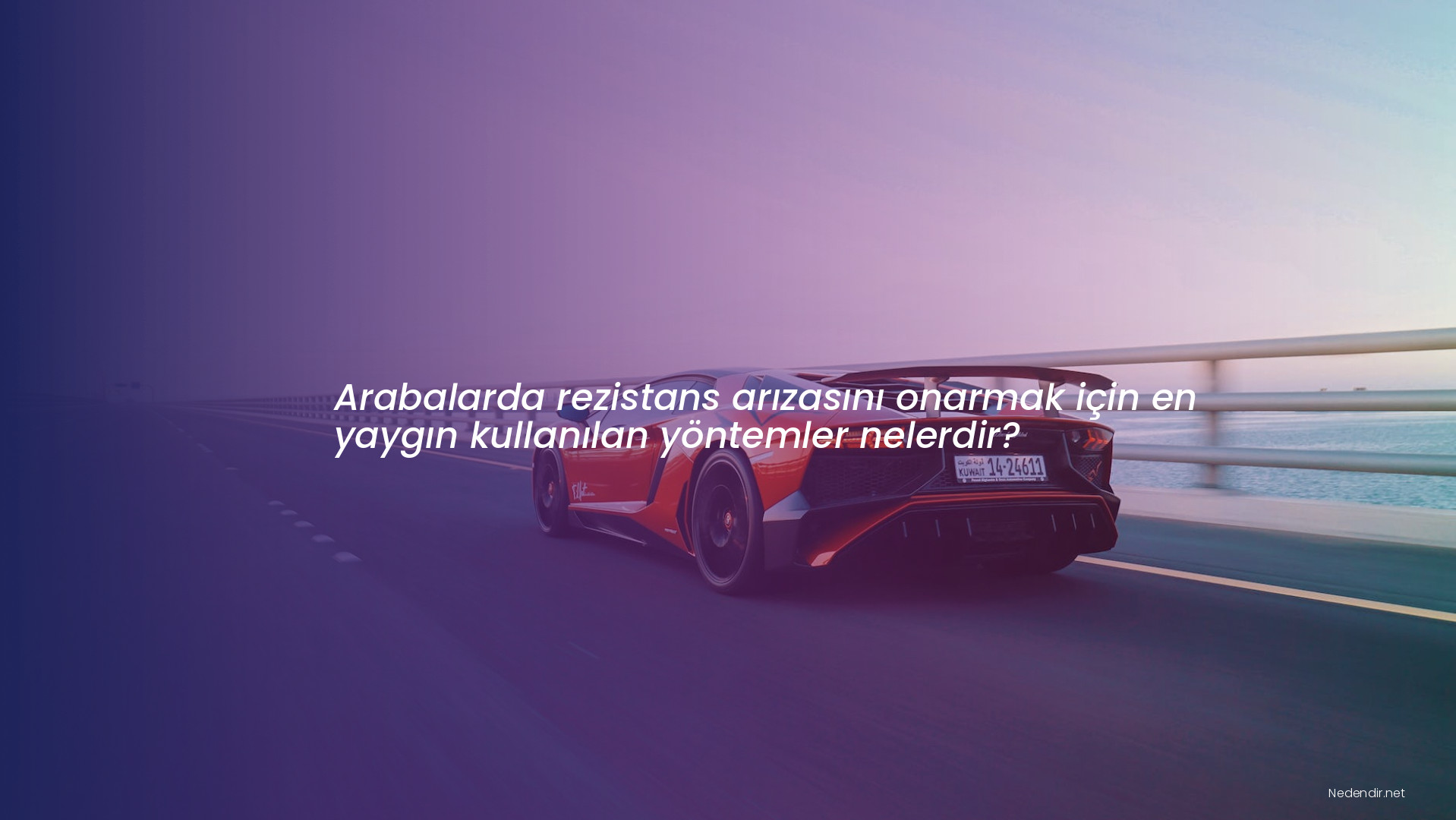 Arabalarda rezistans arızasını onarmak için en yaygın kullanılan yöntemler nelerdir?