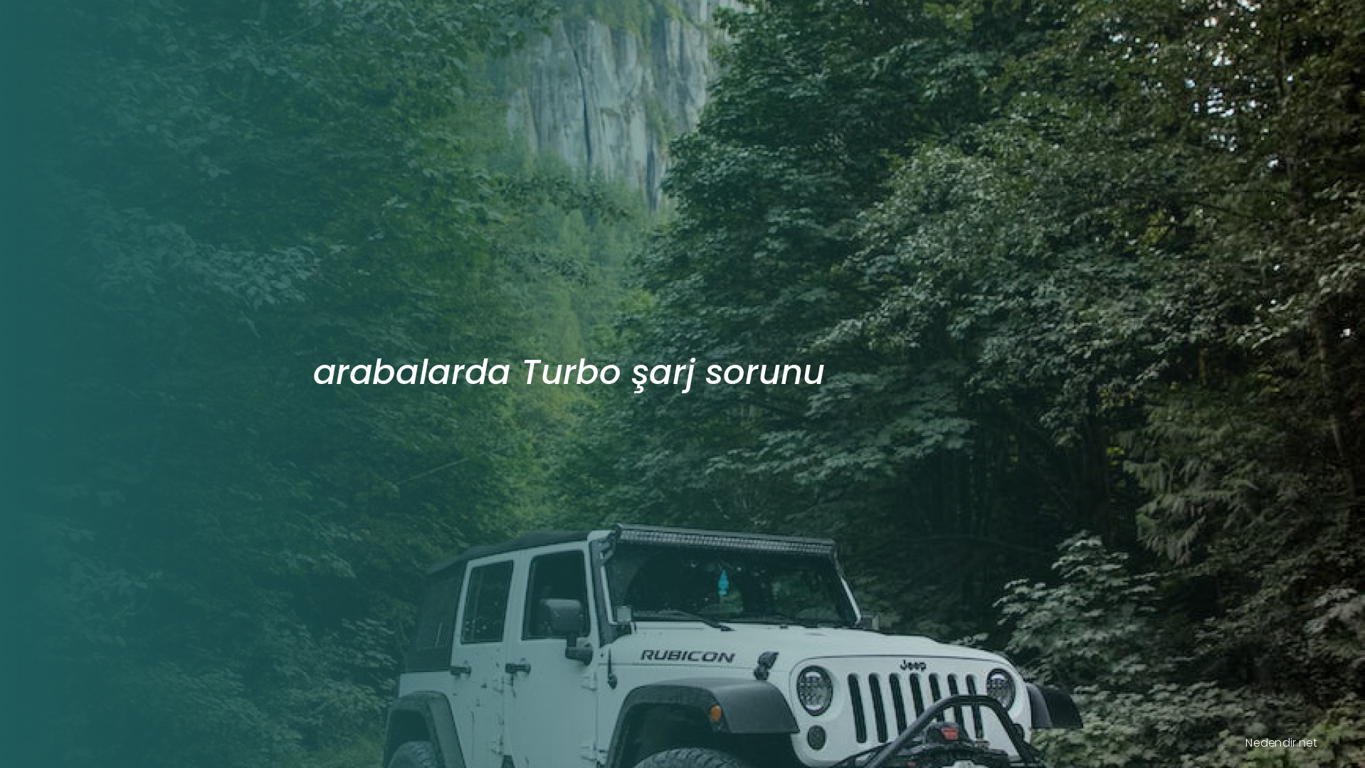 arabalarda Turbo şarj sorunu