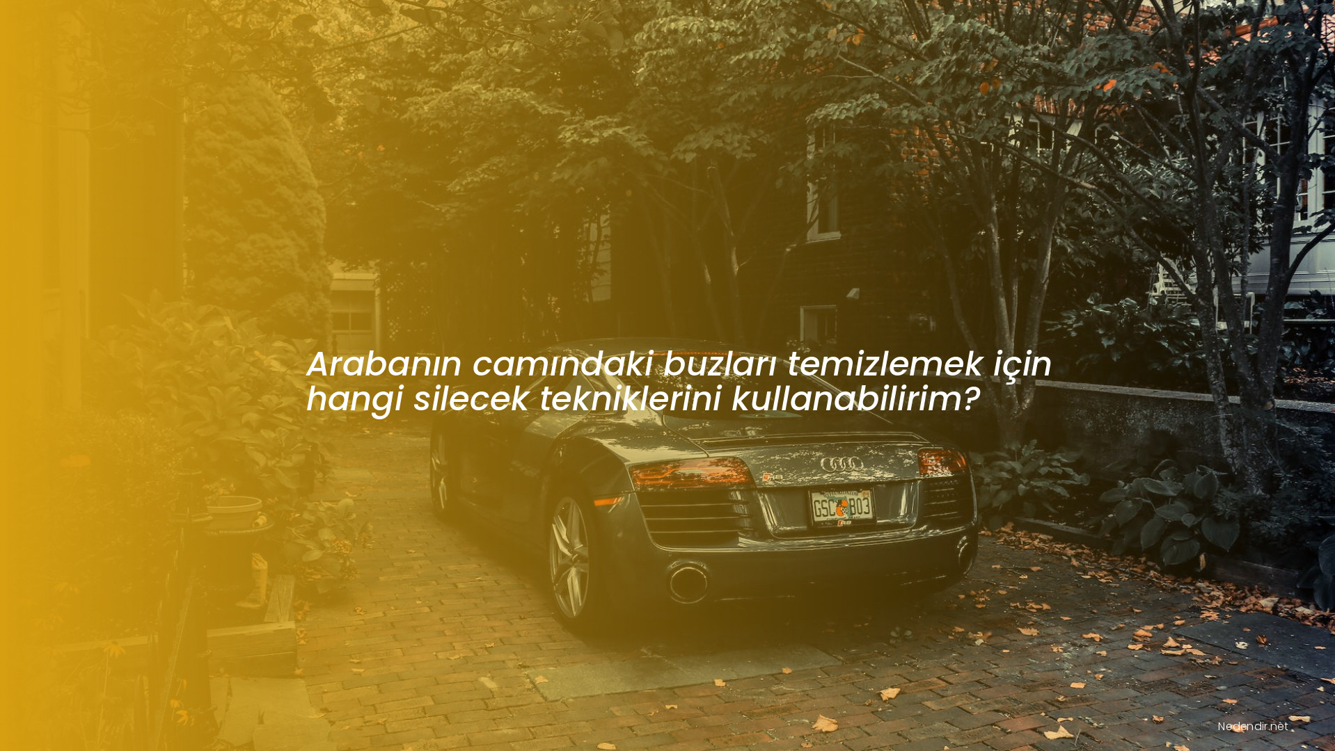 Arabanın camındaki buzları temizlemek için hangi silecek tekniklerini kullanabilirim?