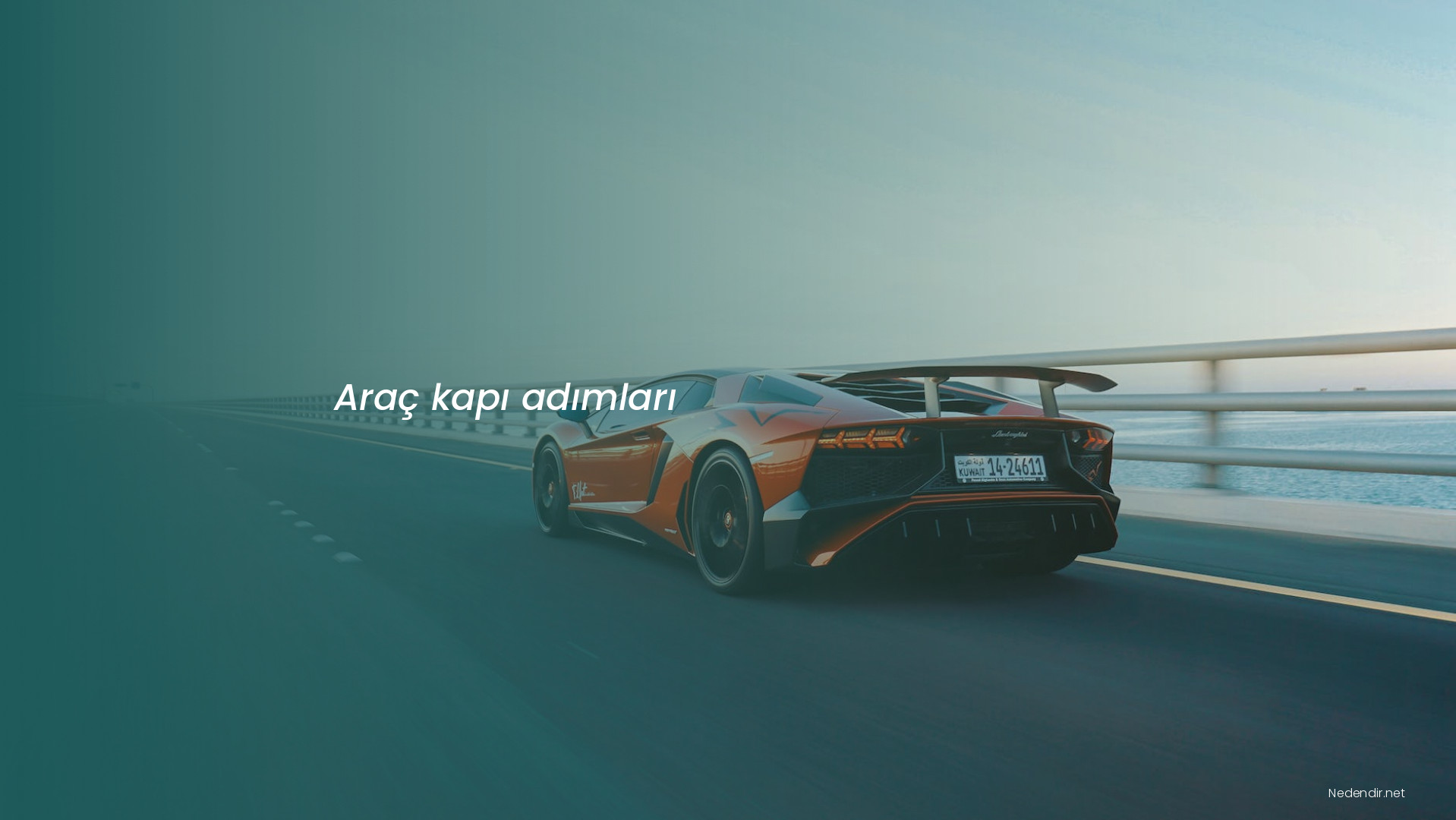 Araç kapı adımları