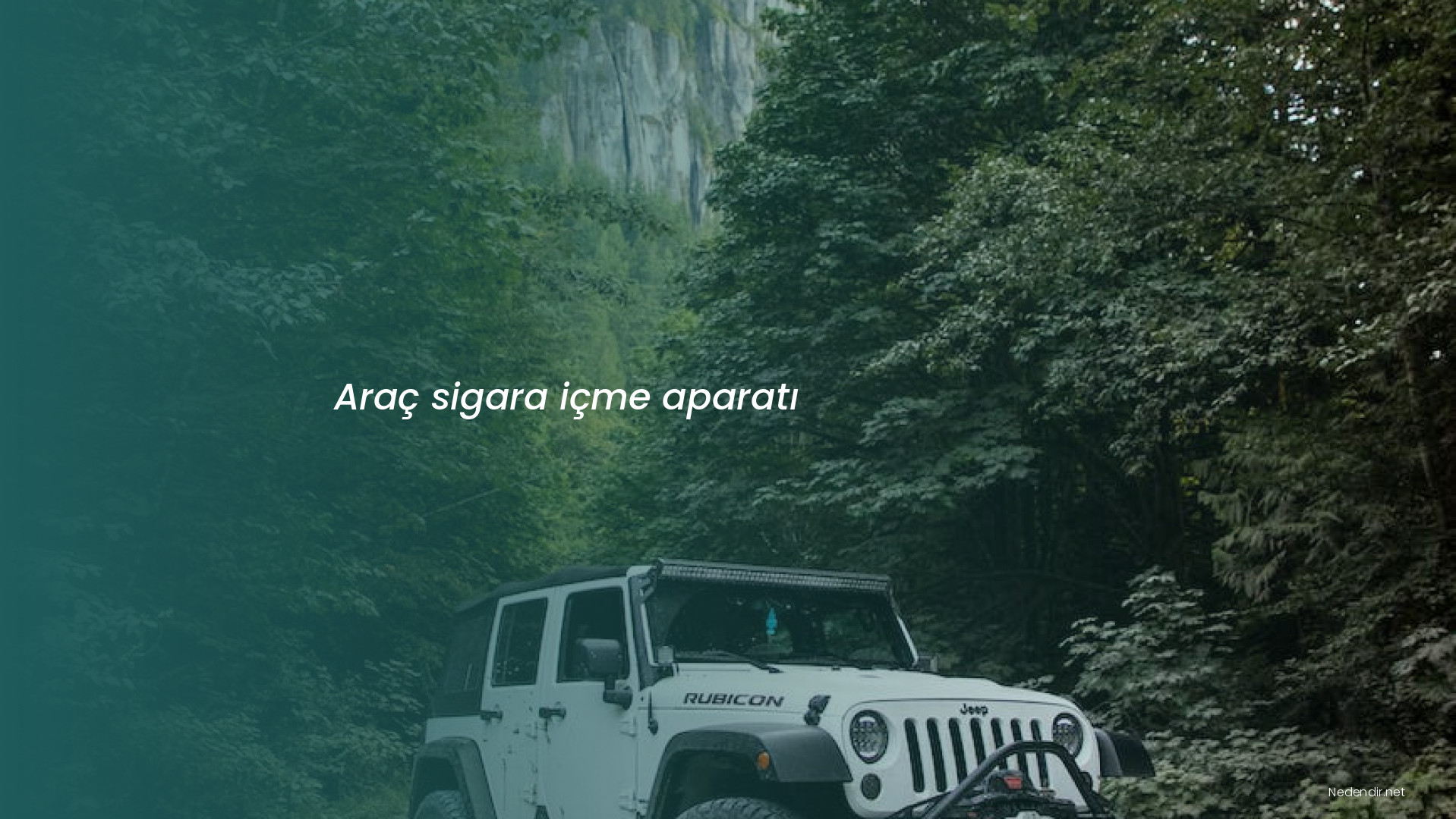 Araç sigara içme aparatı