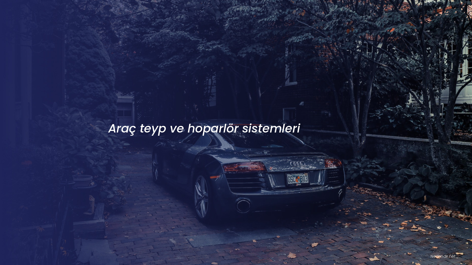 Araç teyp ve hoparlör sistemleri