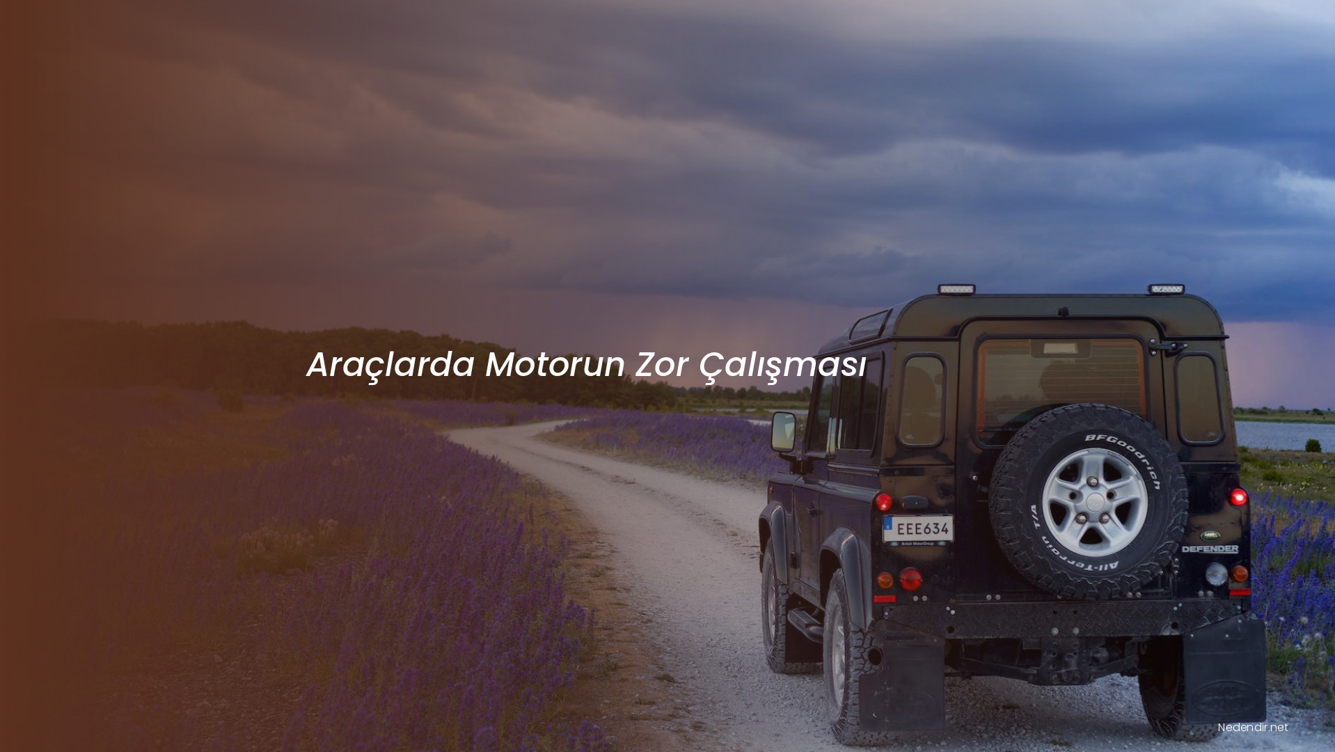Araçlarda Motorun Zor Çalışması