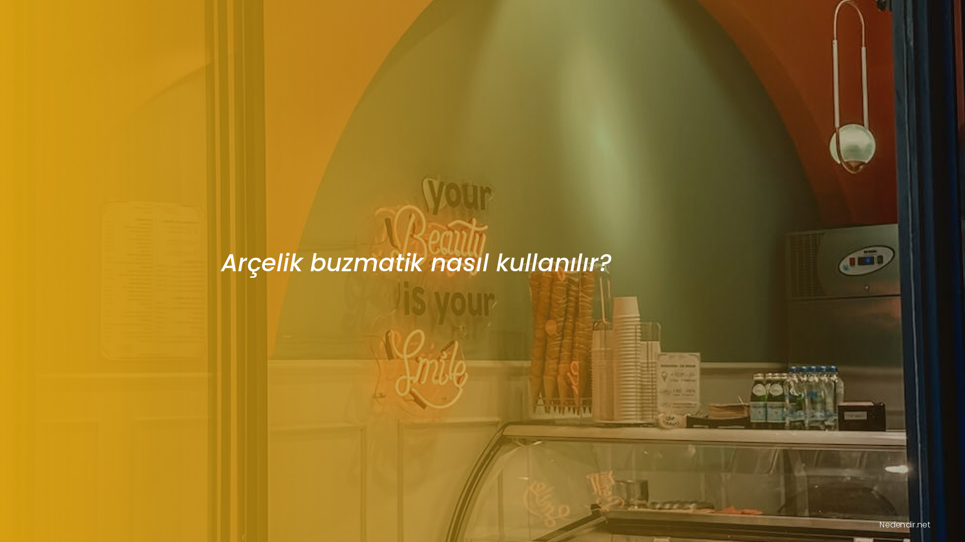 Arçelik buzmatik nasıl kullanılır? Arçelik buzmatik nasıl kullanılır?