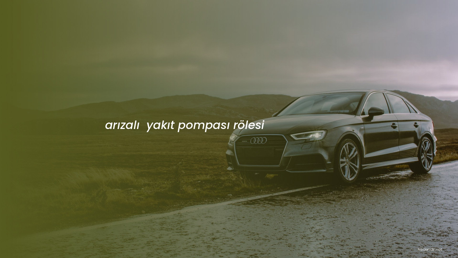 arızalı  yakıt pompası rölesi