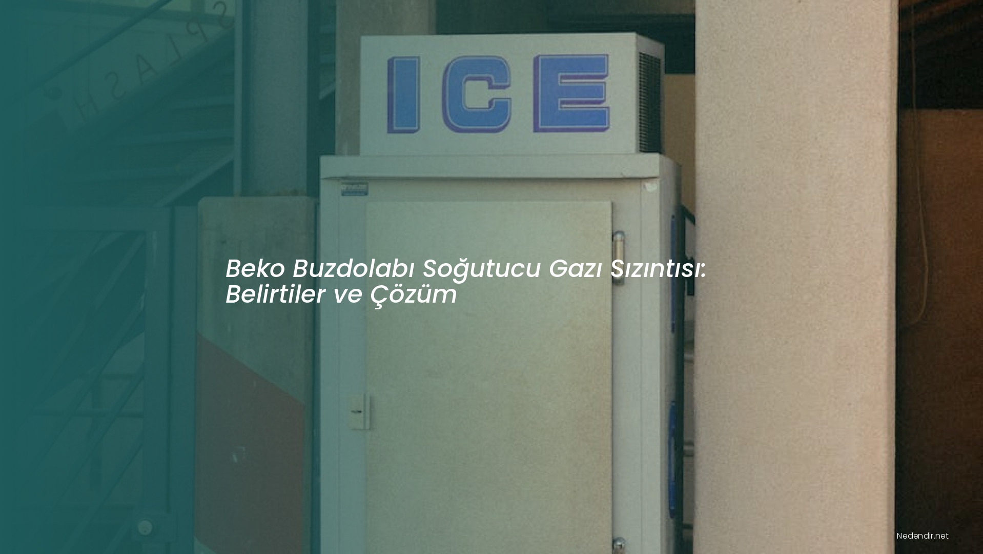 Beko Buzdolabı Soğutucu Gazı Sızıntısı: Belirtiler ve Çözüm