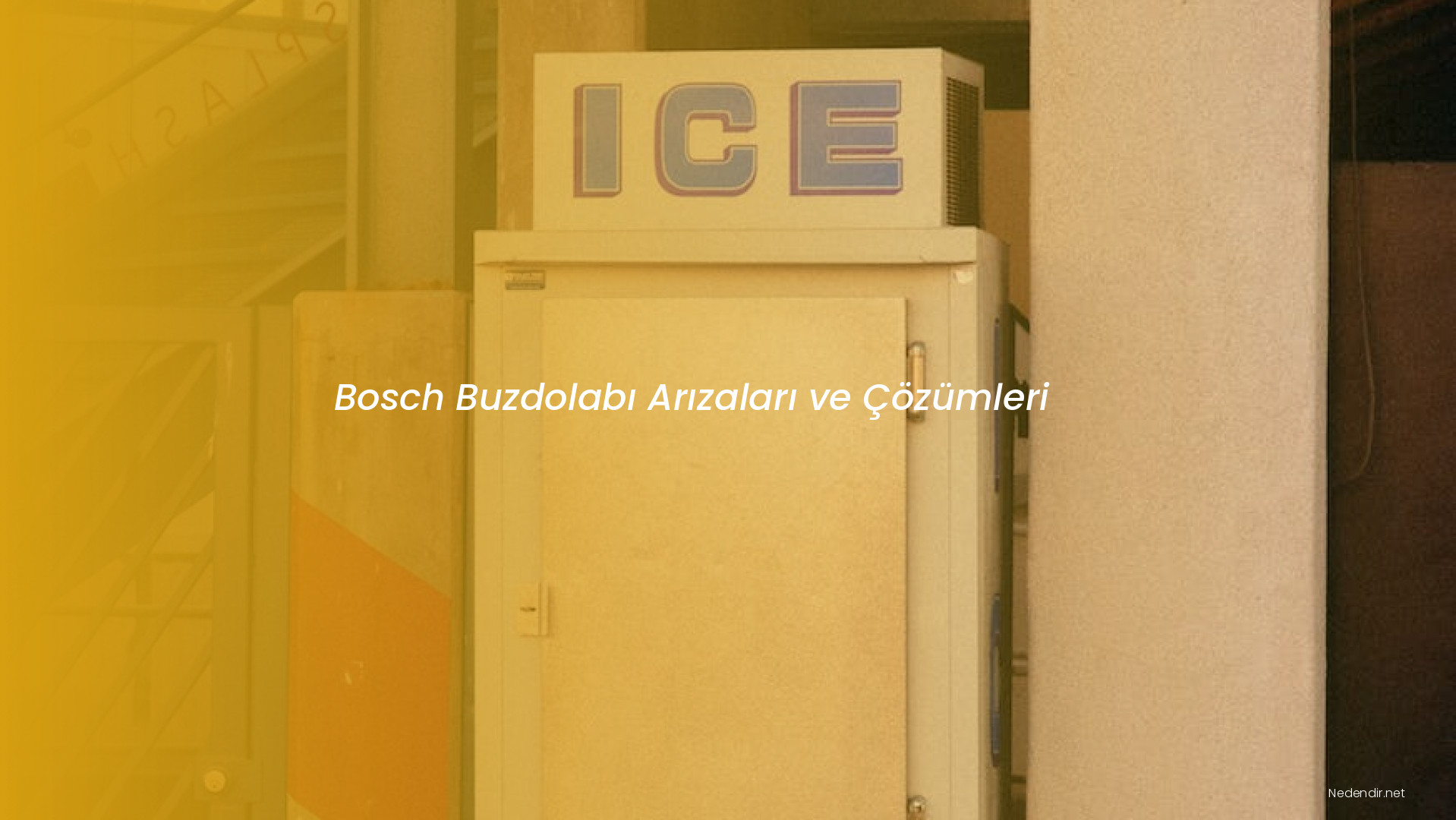 Bosch Buzdolabı Arızaları ve Çözümleri