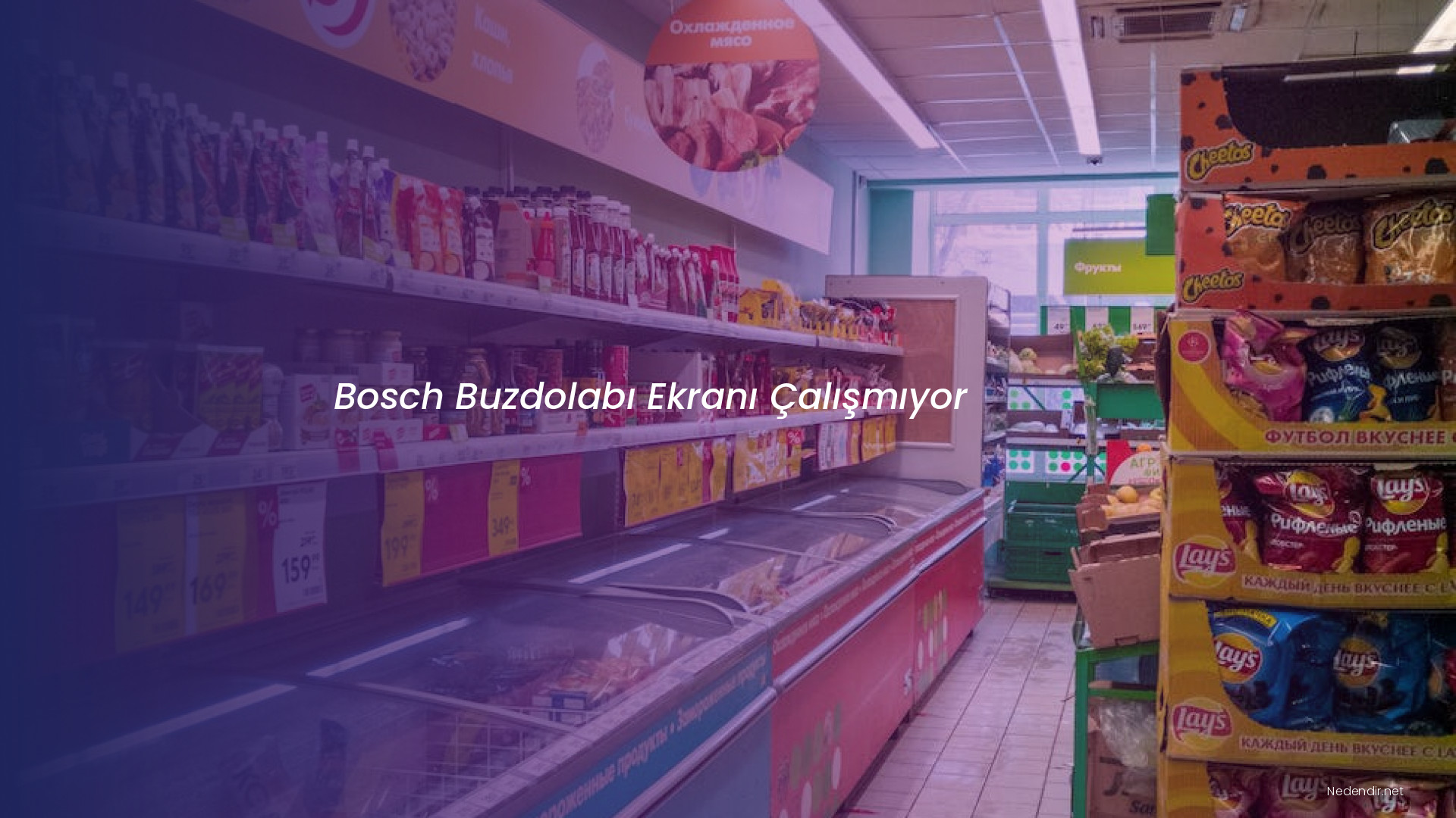 Bosch Buzdolabı Ekranı Çalışmıyor