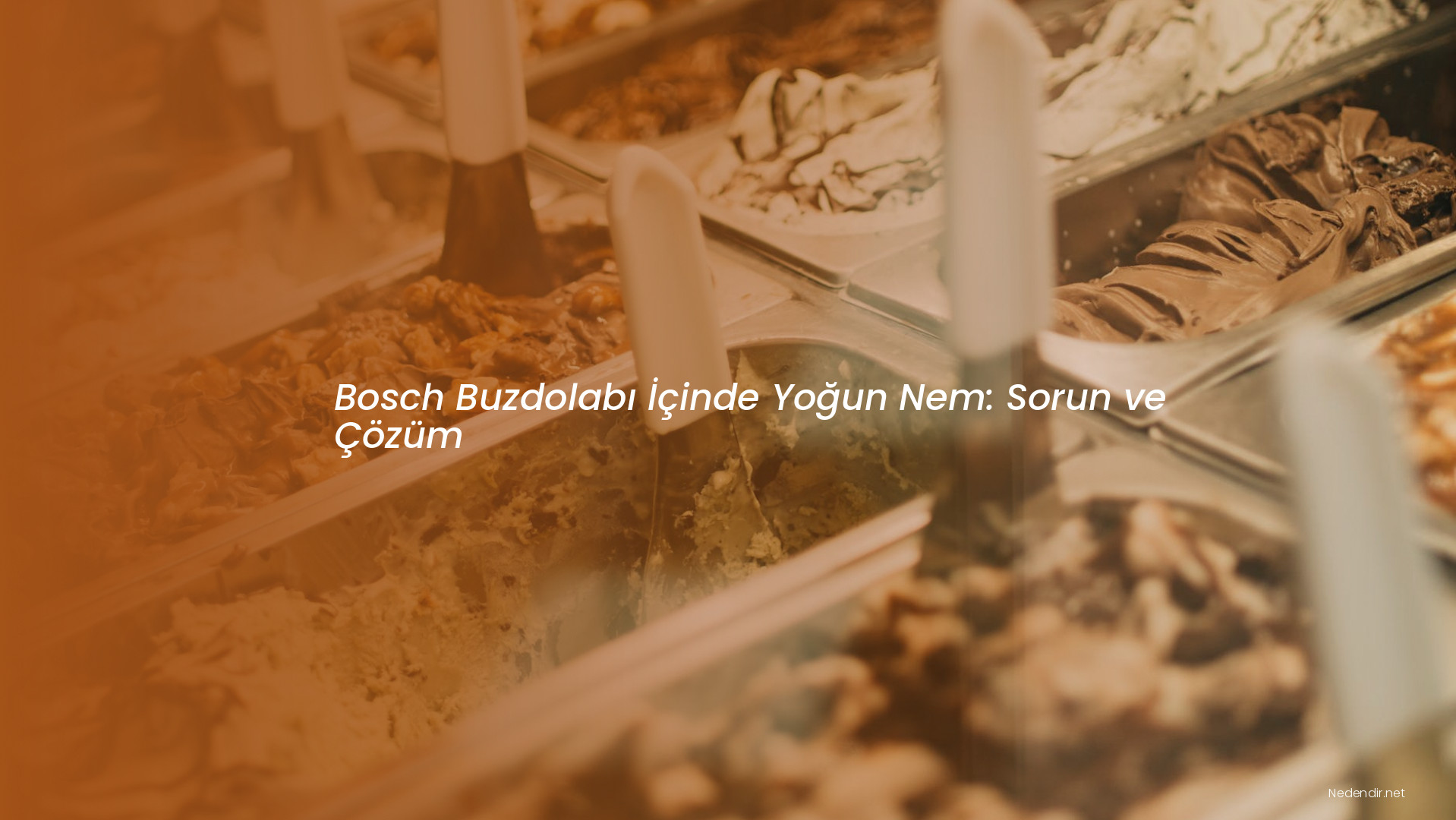Bosch Buzdolabı İçinde Yoğun Nem: Sorun ve Çözüm