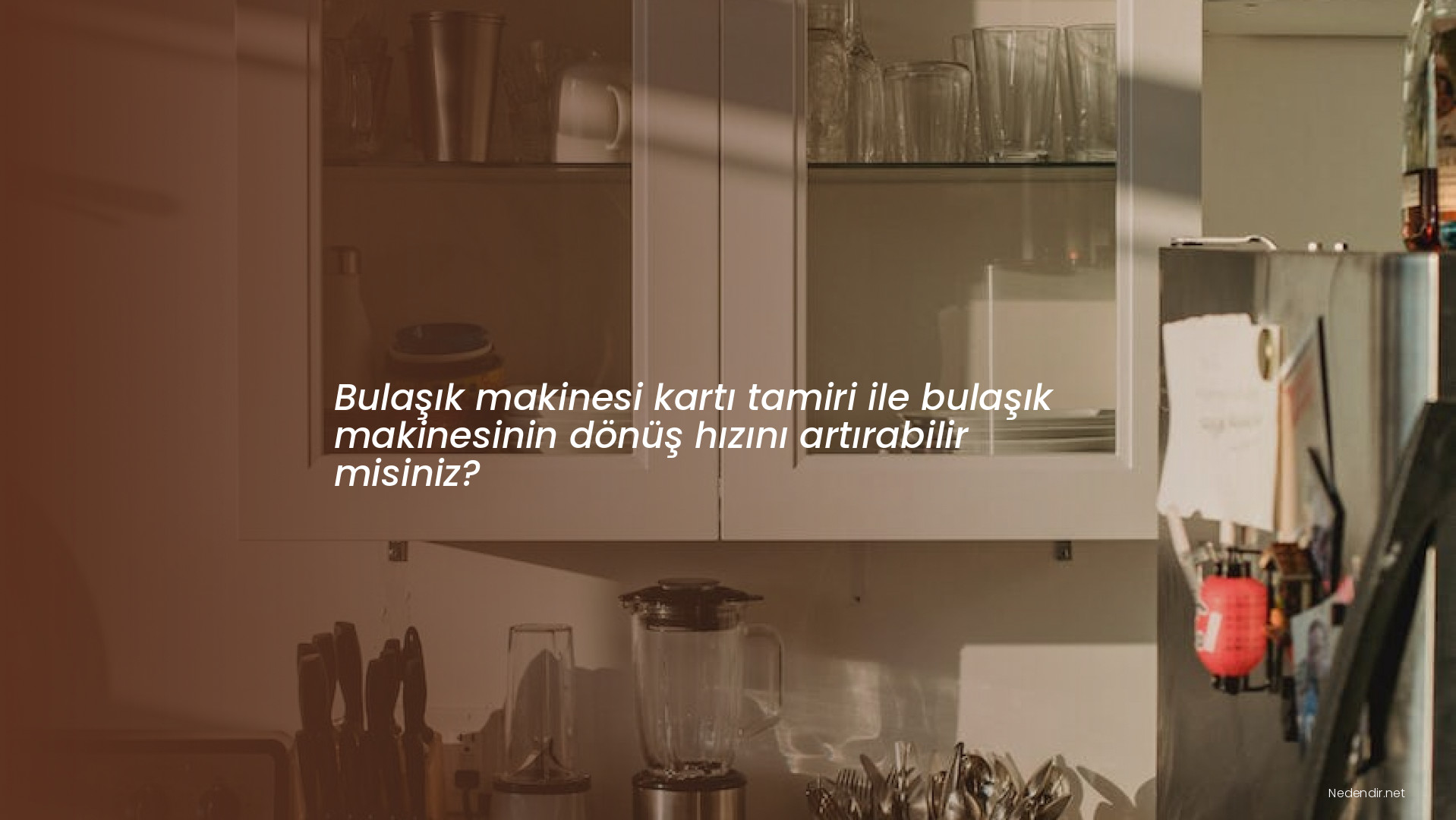Bulaşık makinesi kartı tamiri ile bulaşık makinesinin dönüş hızını artırabilir misiniz?
