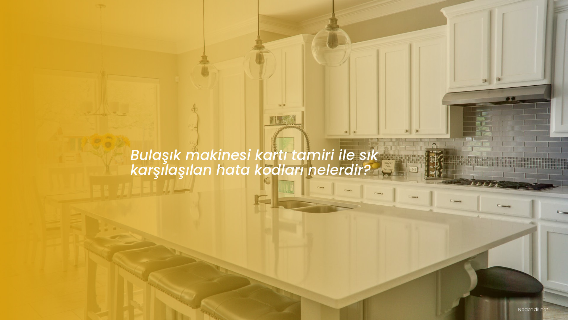 Bulaşık makinesi kartı tamiri ile sık karşılaşılan hata kodları nelerdir?