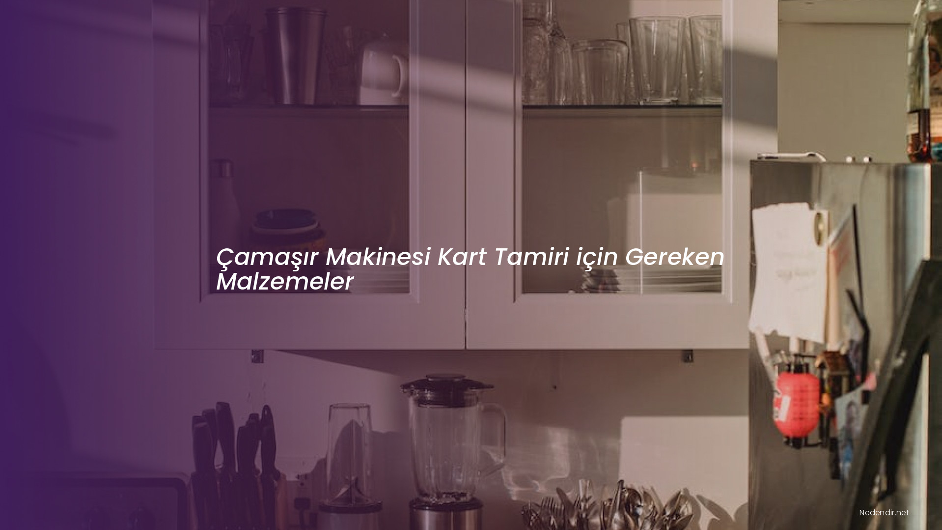 Çamaşır Makinesi Kart Tamiri için Gereken Malzemeler