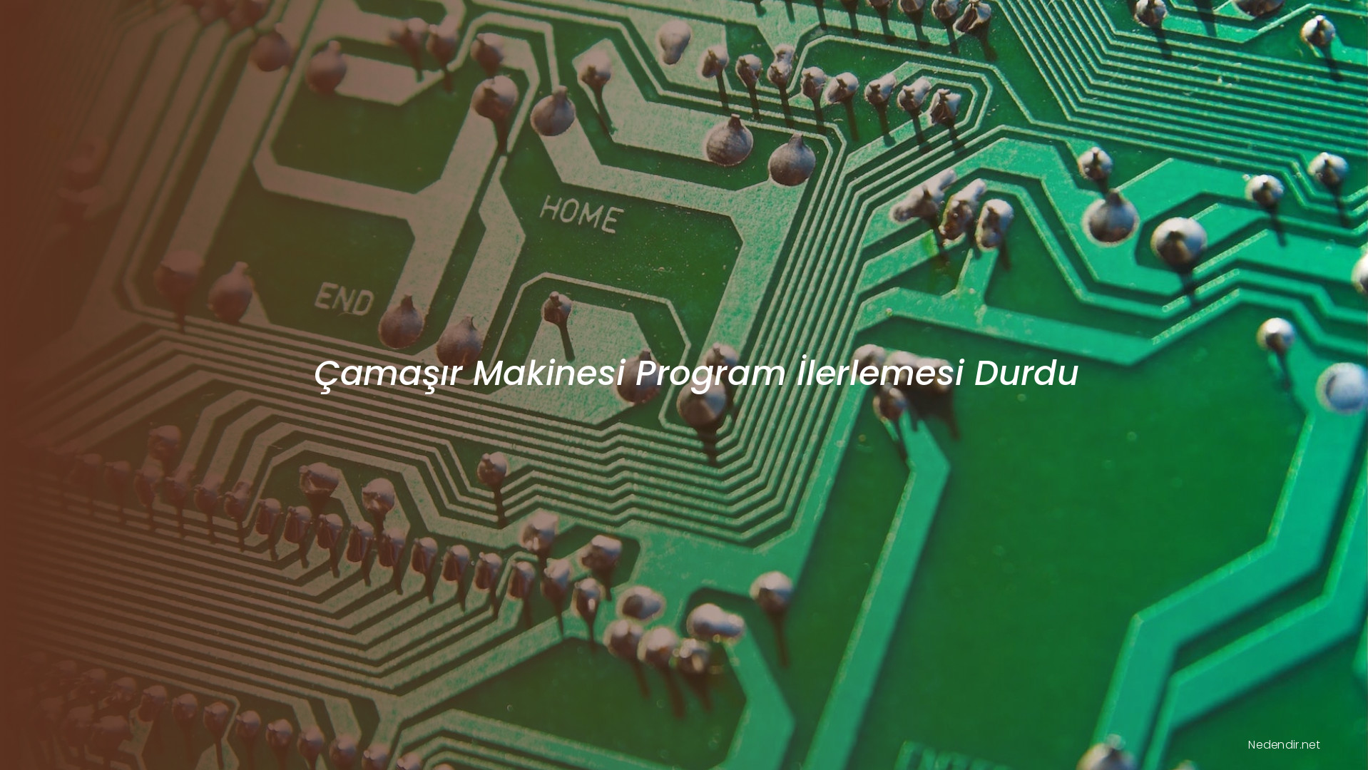 Çamaşır Makinesi Program İlerlemesi Durdu