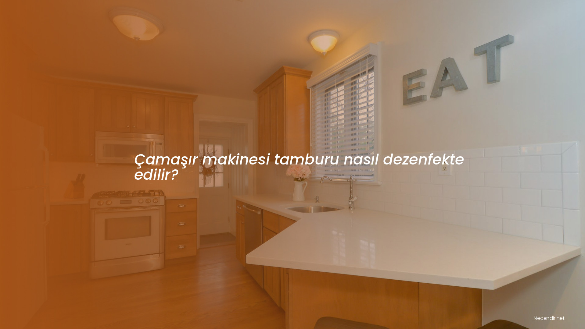 Çamaşır makinesi tamburu nasıl dezenfekte edilir?