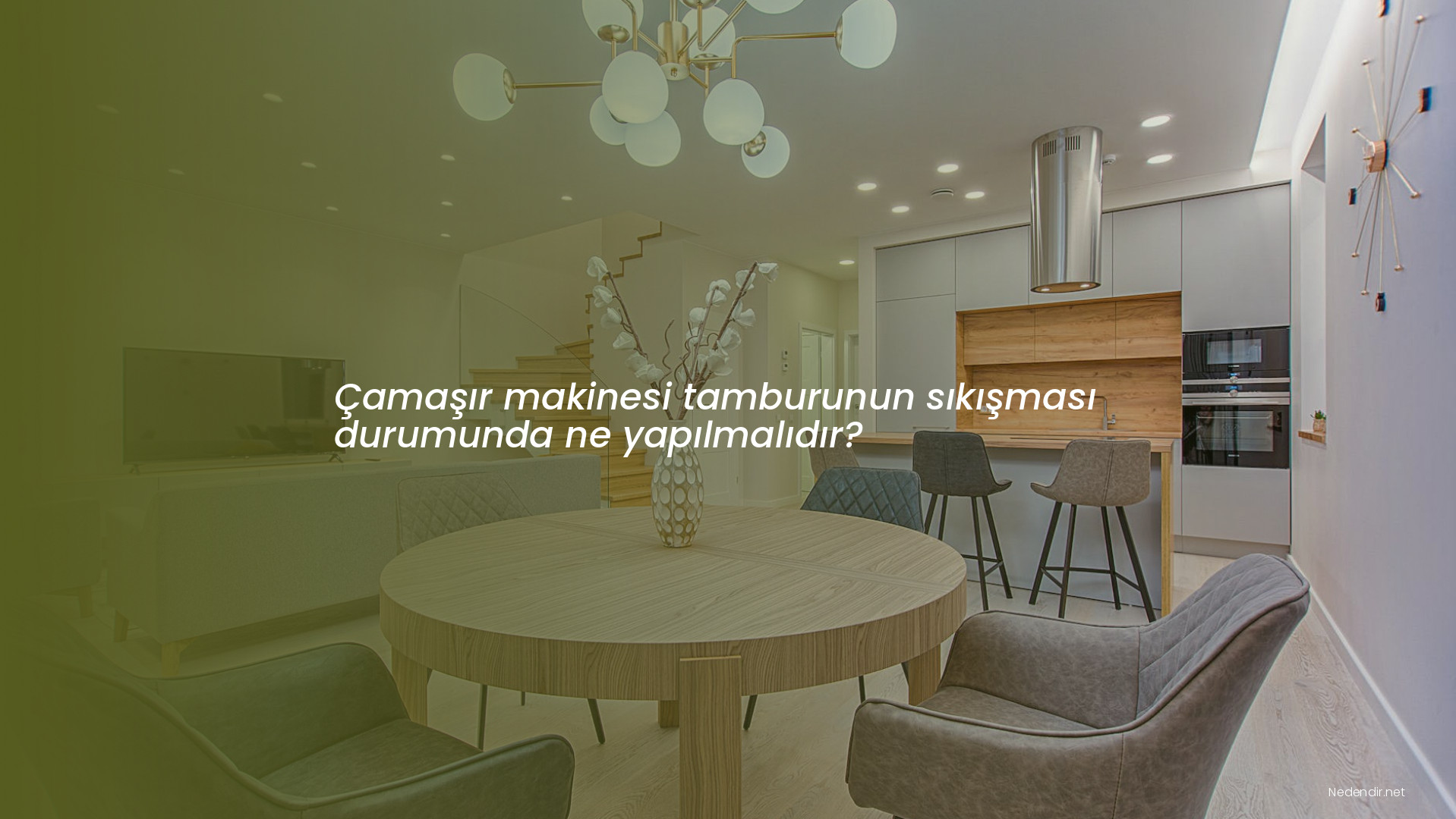 Çamaşır makinesi tamburunun sıkışması durumunda ne yapılmalıdır?