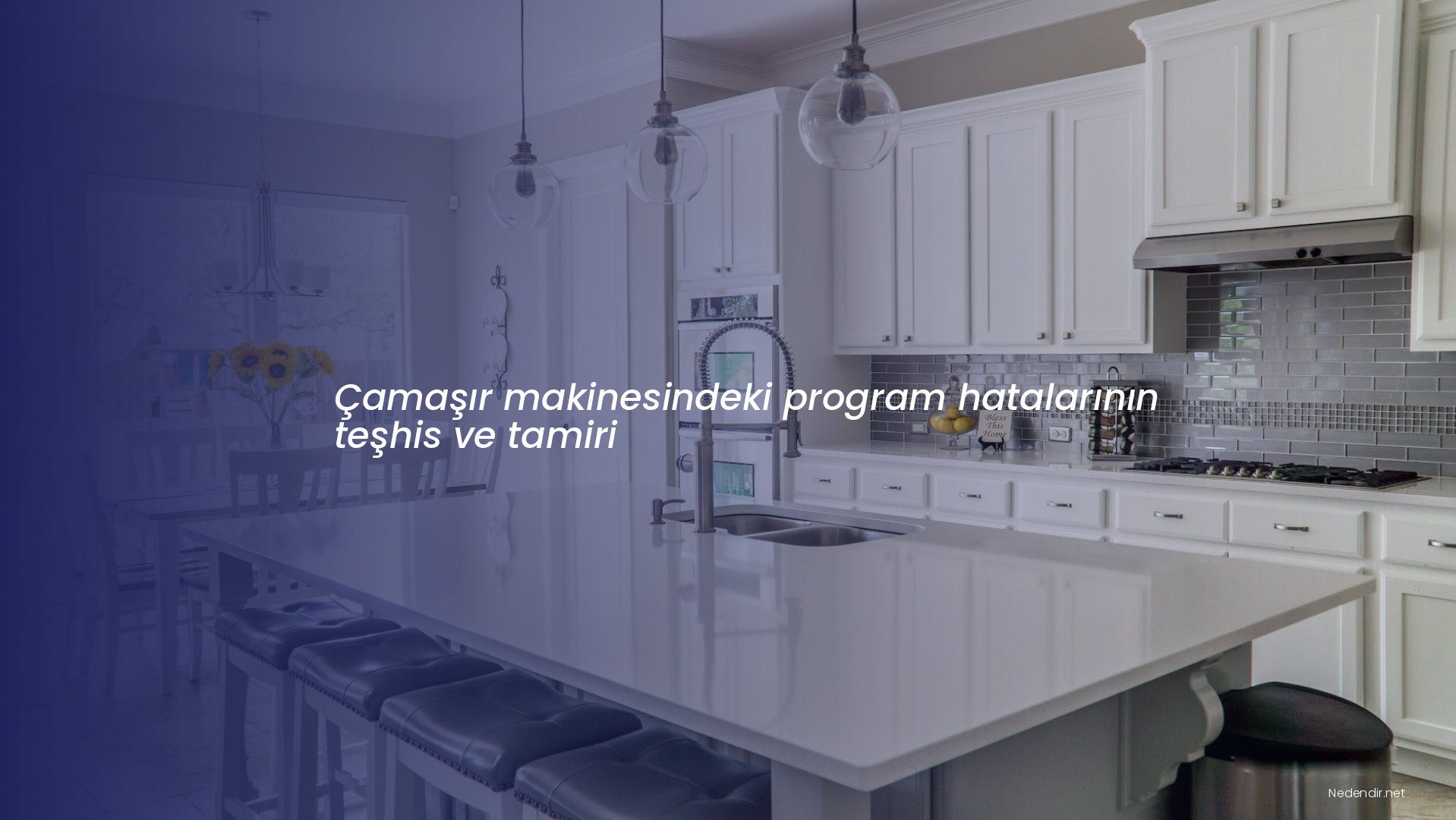 Çamaşır makinesindeki program hatalarının teşhis ve tamiri