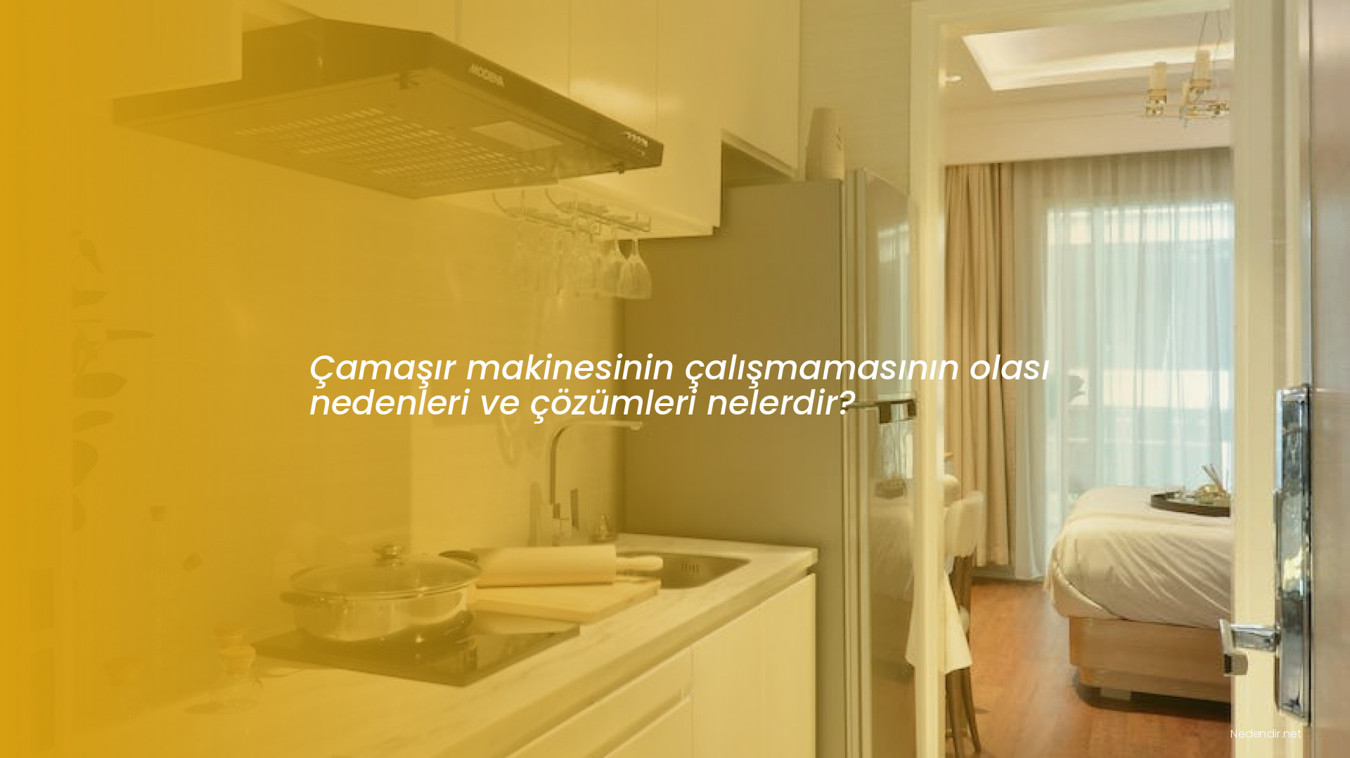 Çamaşır makinesinin çalışmamasının olası nedenleri ve çözümleri nelerdir?