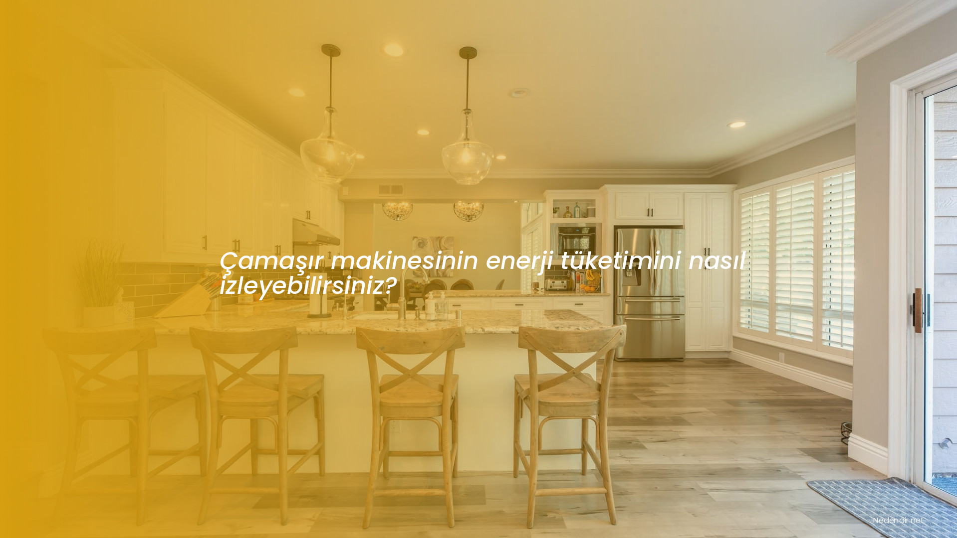 Çamaşır makinesinin enerji tüketimini nasıl izleyebilirsiniz?