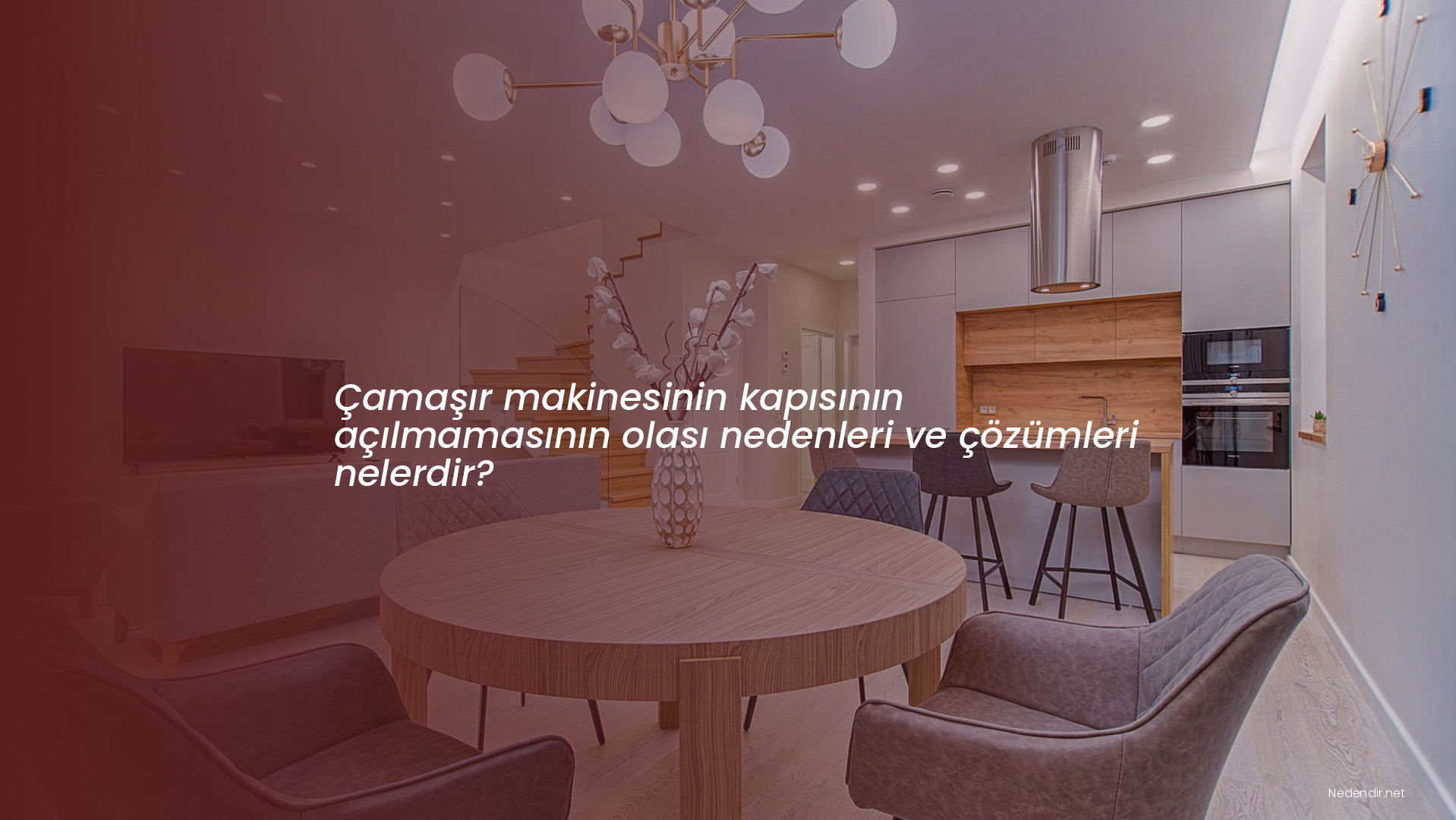 Çamaşır makinesinin kapısının açılmamasının olası nedenleri ve çözümleri nelerdir?