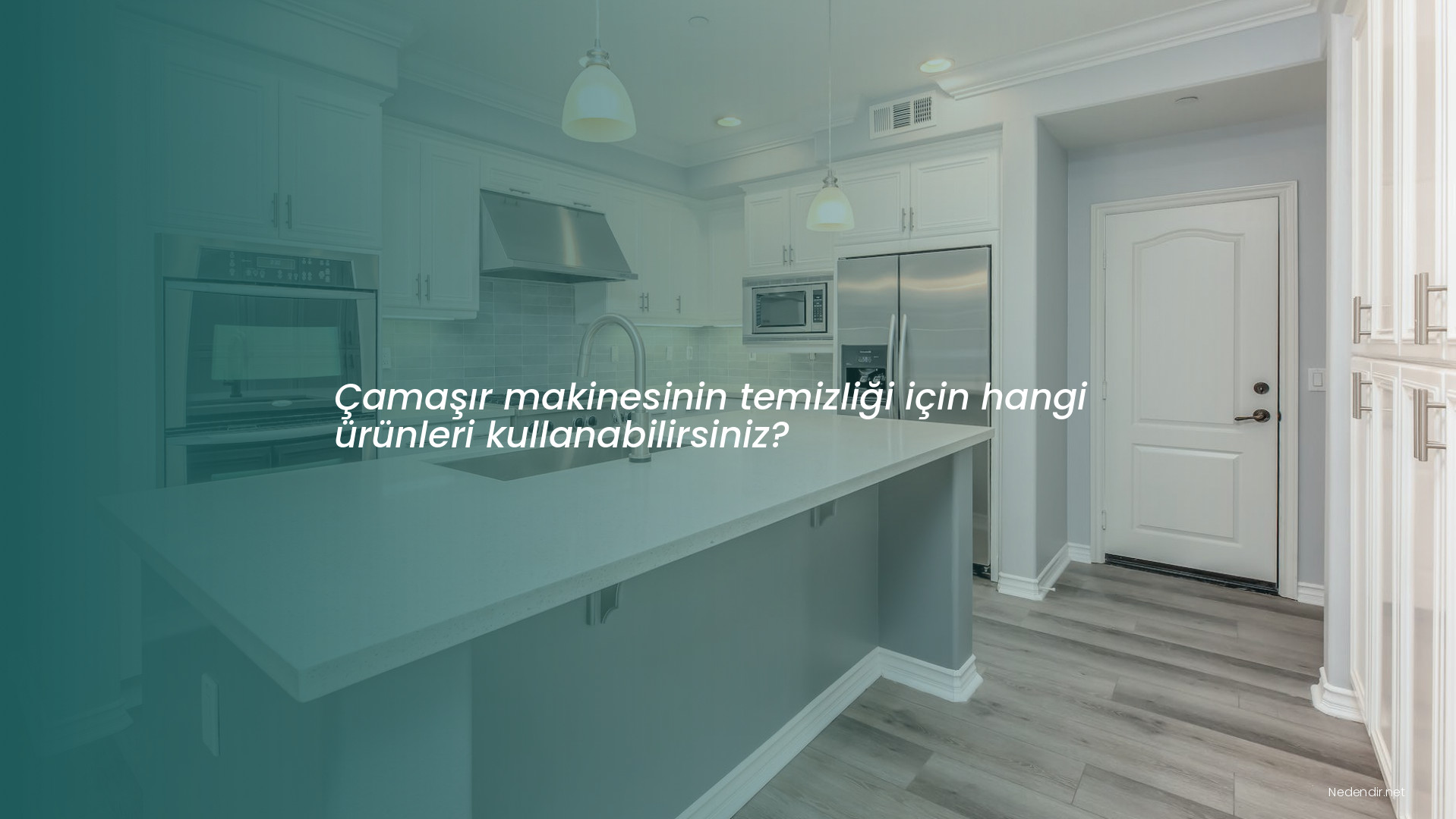 Çamaşır makinesinin temizliği için hangi ürünleri kullanabilirsiniz?