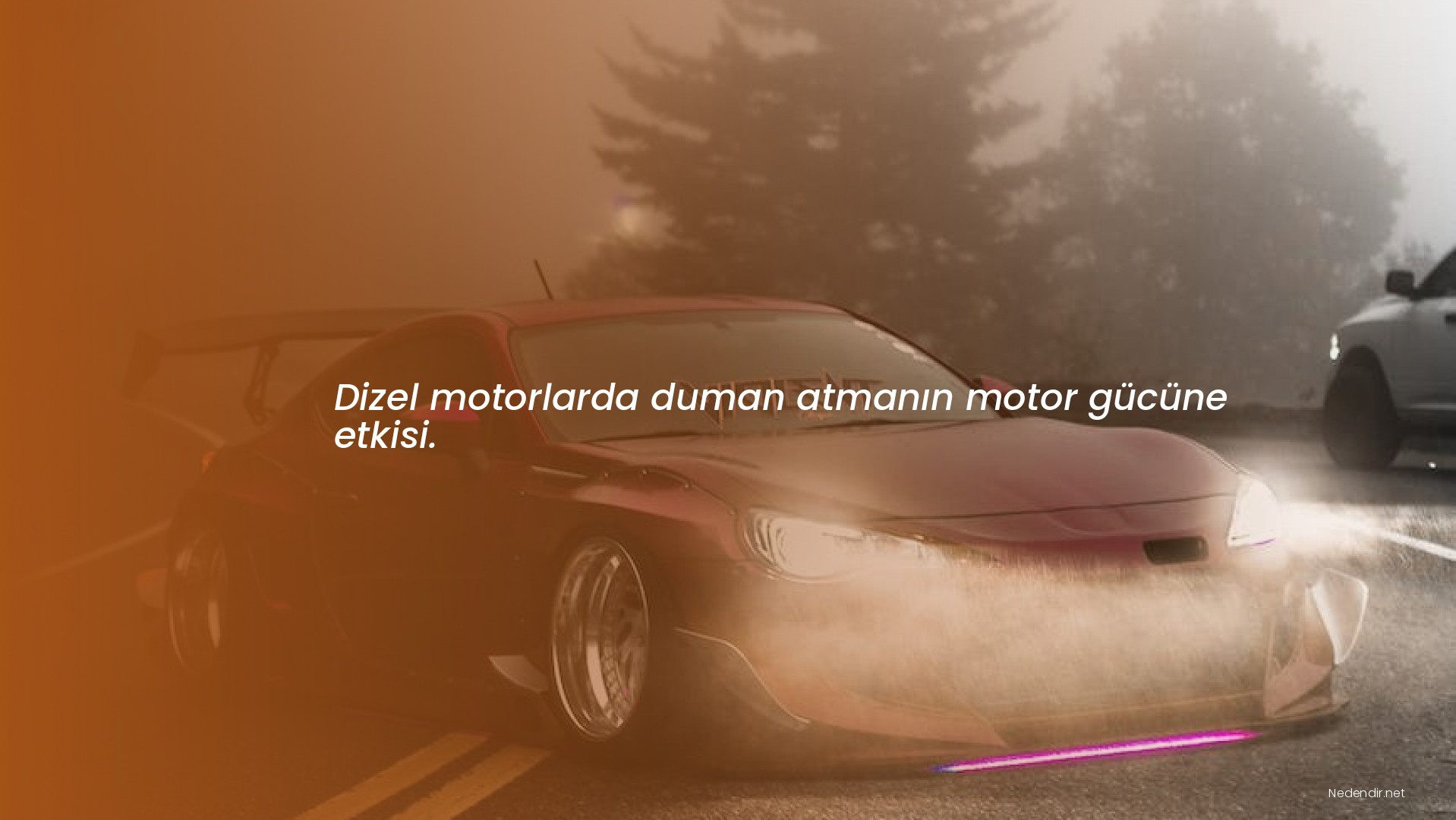 Dizel motorlarda duman atmanın motor gücüne etkisi. Dizel motorlarda duman atmanın motor gücüne etkisi.