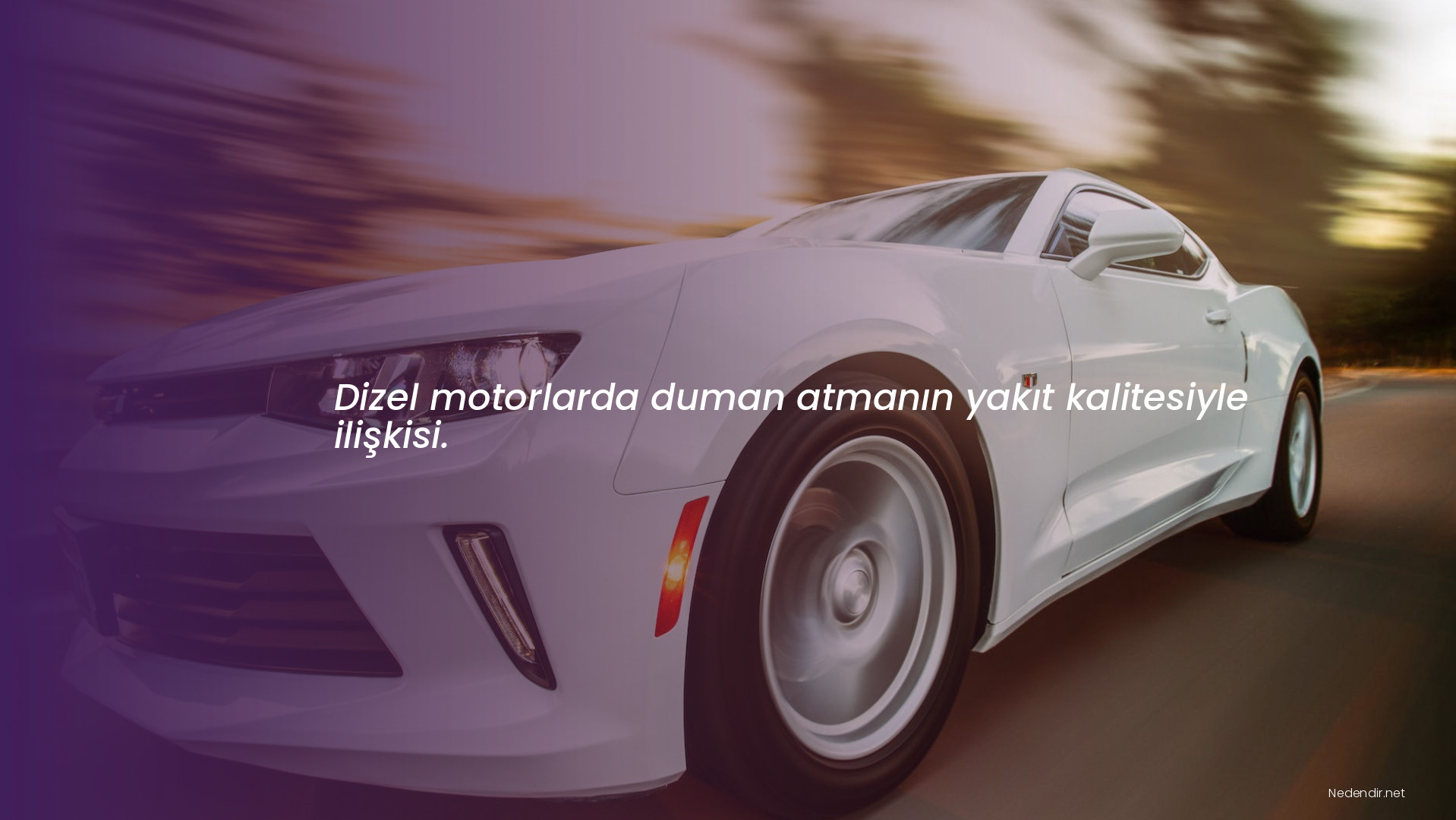 Dizel motorlarda duman atmanın yakıt kalitesiyle ilişkisi. Dizel motorlarda duman atmanın yakıt kalitesiyle ilişkisi.