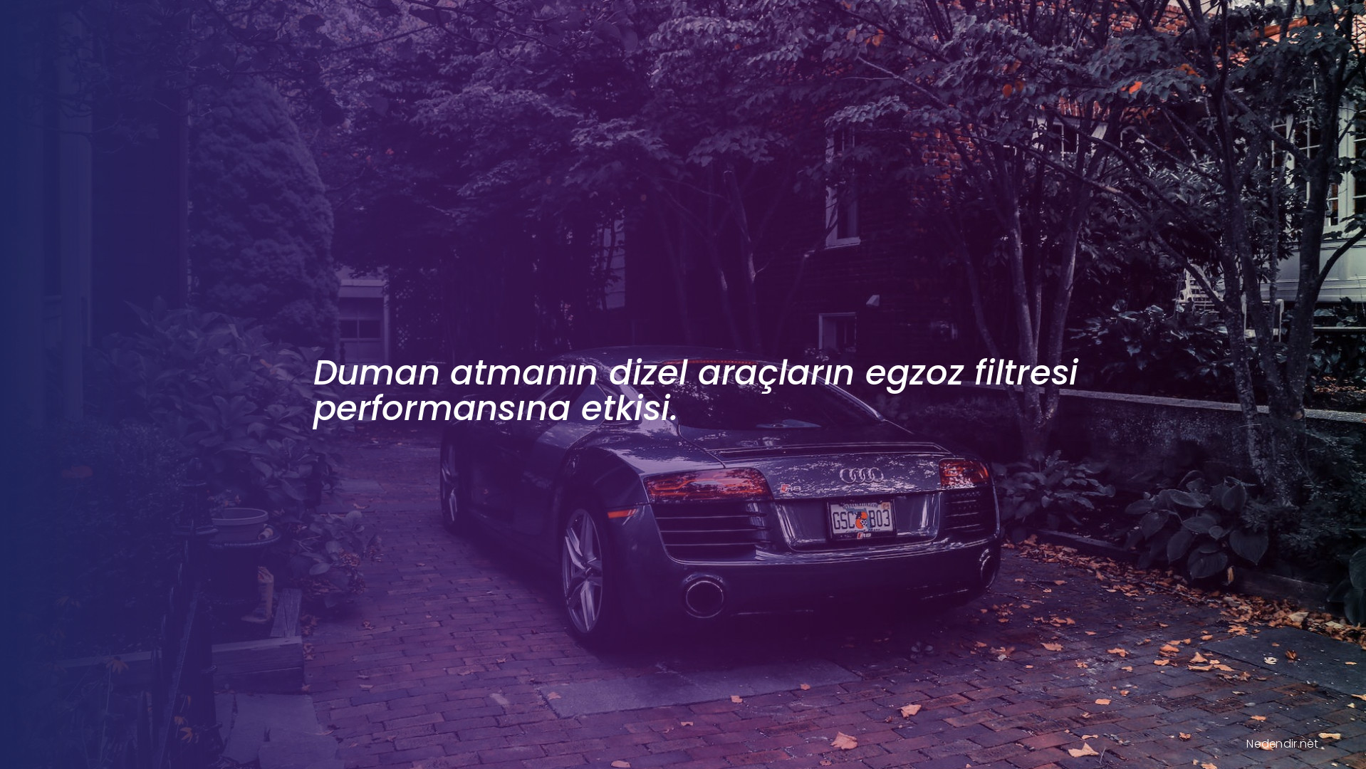 Duman atmanın dizel araçların egzoz filtresi performansına etkisi. Duman atmanın dizel araçların egzoz filtresi performansına etkisi.