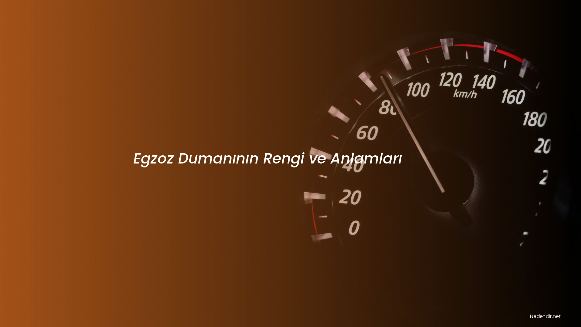 Egzoz Dumanının Rengi ve Anlamları