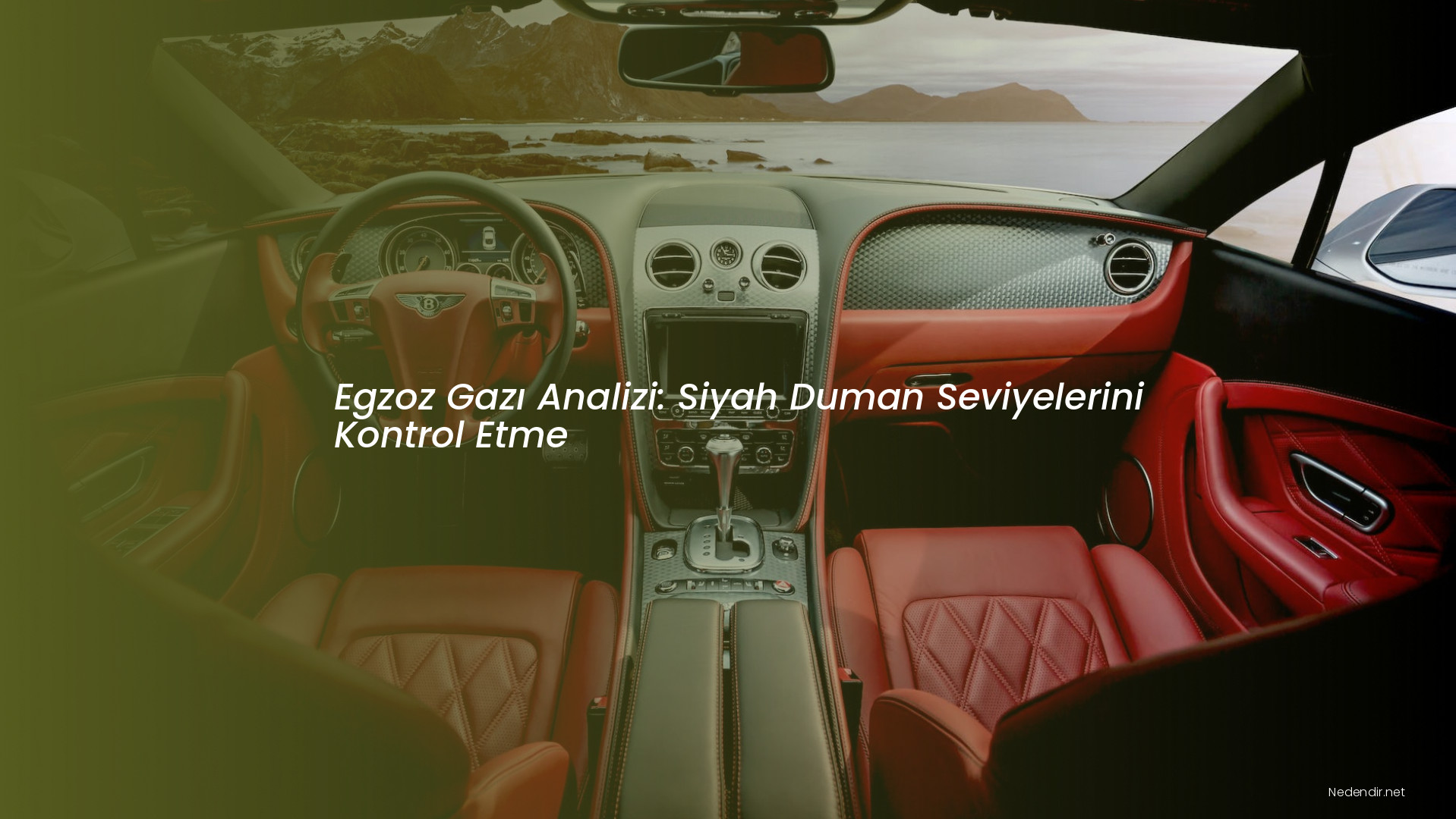 Egzoz Gazı Analizi: Siyah Duman Seviyelerini Kontrol Etme