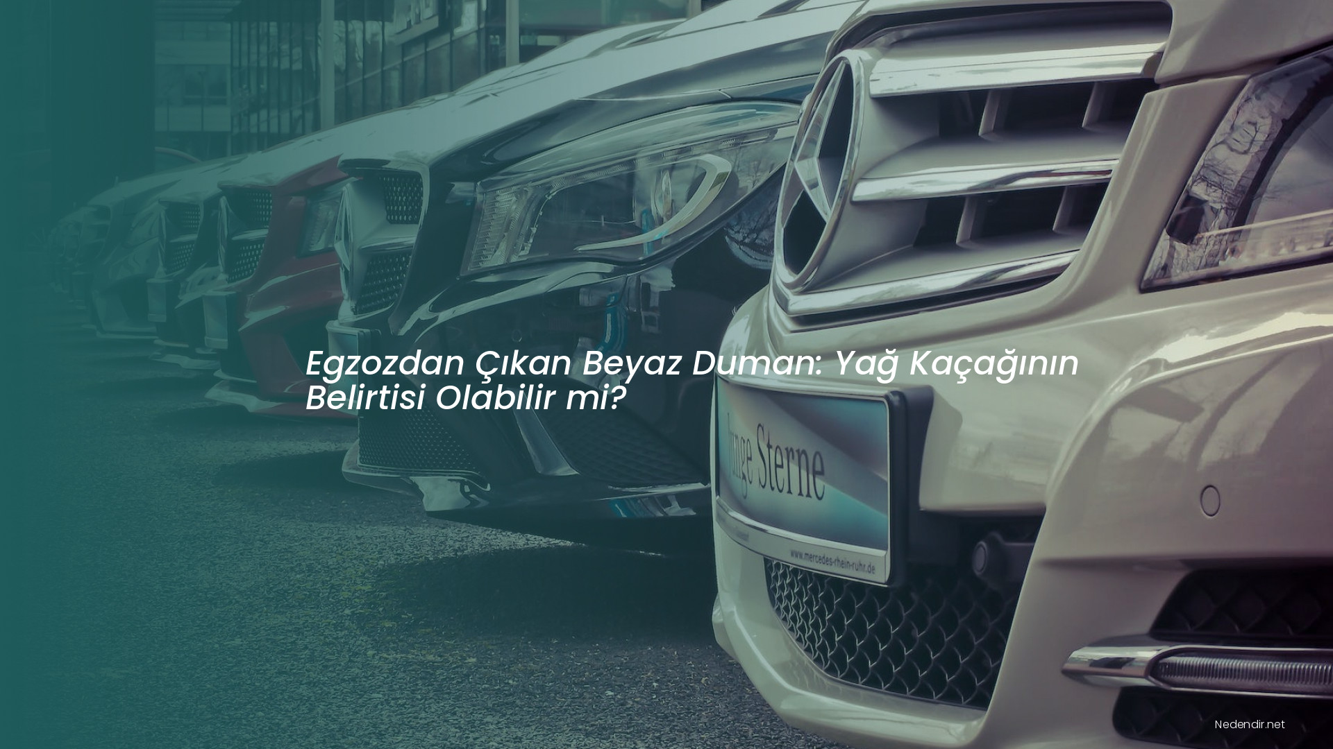 Egzozdan Çıkan Beyaz Duman: Yağ Kaçağının Belirtisi Olabilir mi?