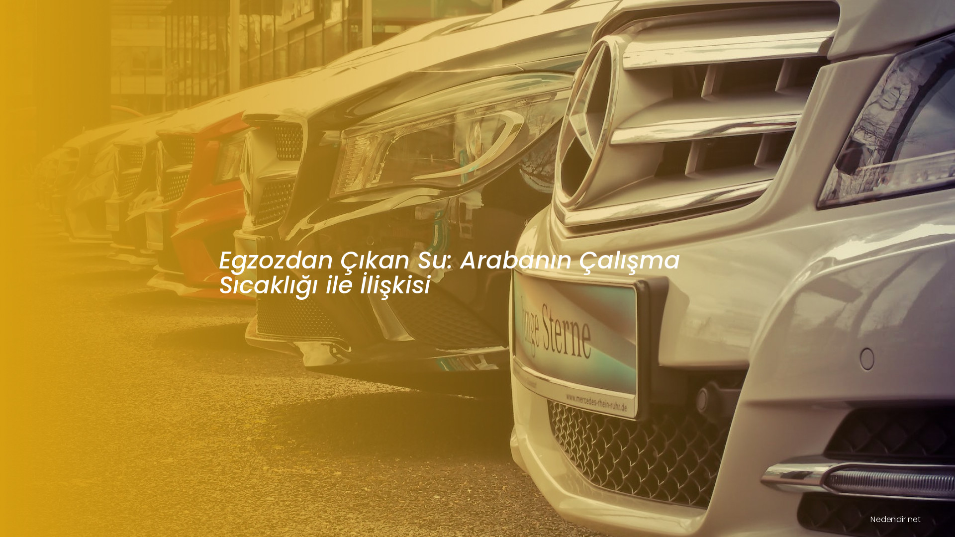 Egzozdan Çıkan Su: Arabanın Çalışma Sıcaklığı ile İlişkisi Egzozdan Çıkan Su: Arabanın Çalışma Sıcaklığı ile İlişkisi