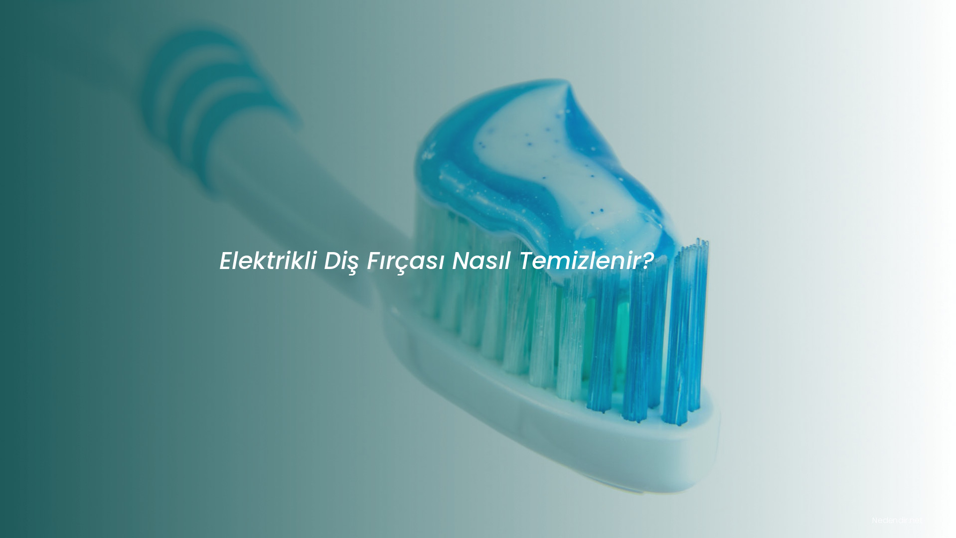 Elektrikli Diş Fırçası Nasıl Temizlenir?
