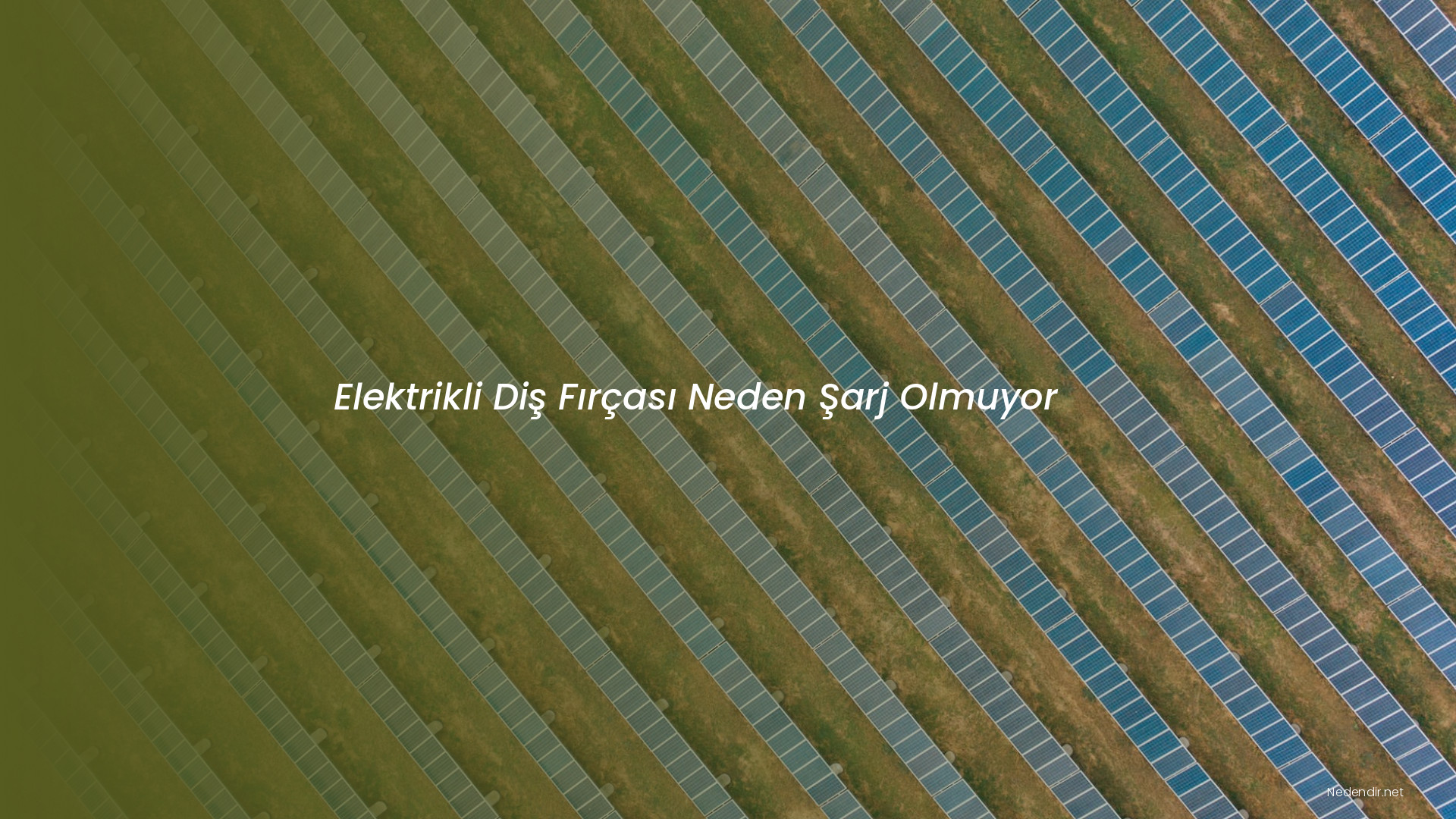 Elektrikli Diş Fırçası Neden Şarj Olmuyor