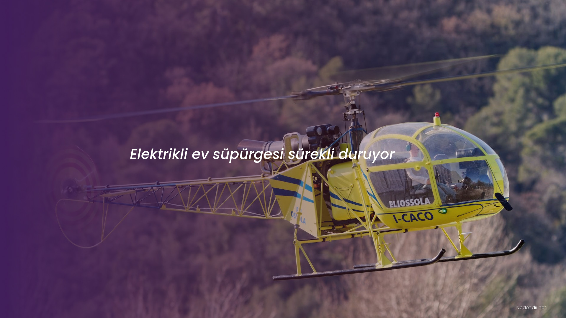 Elektrikli ev süpürgesi sürekli duruyor