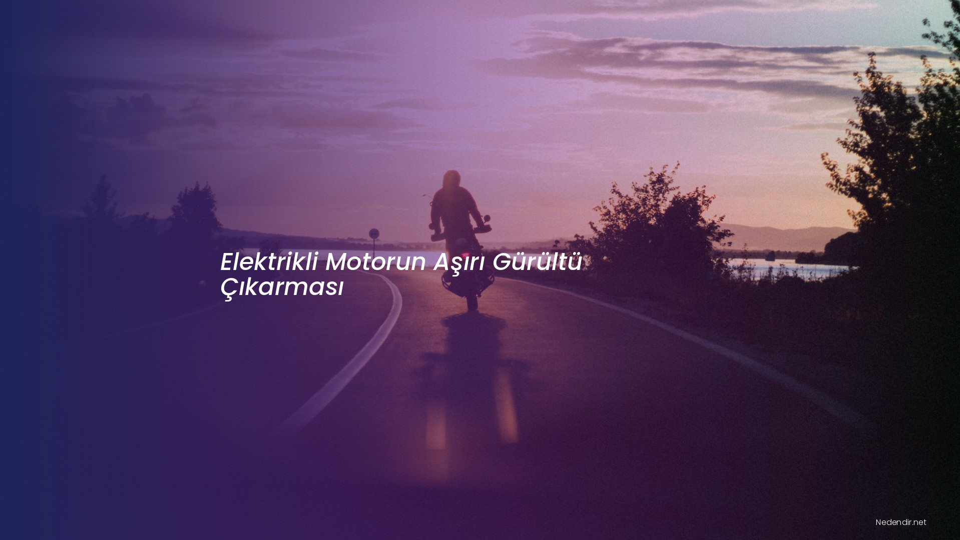 Elektrikli Motorun Aşırı Gürültü Çıkarması