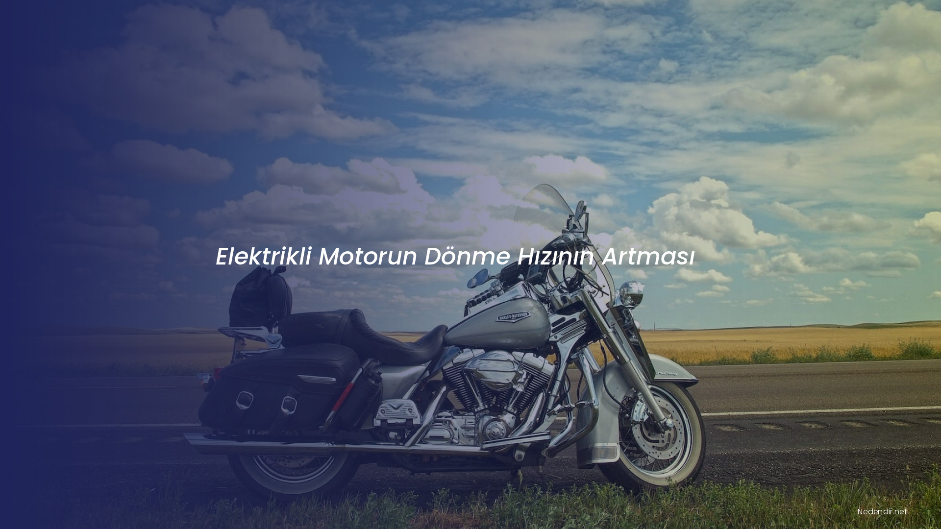 Elektrikli Motorun Dönme Hızının Artması
