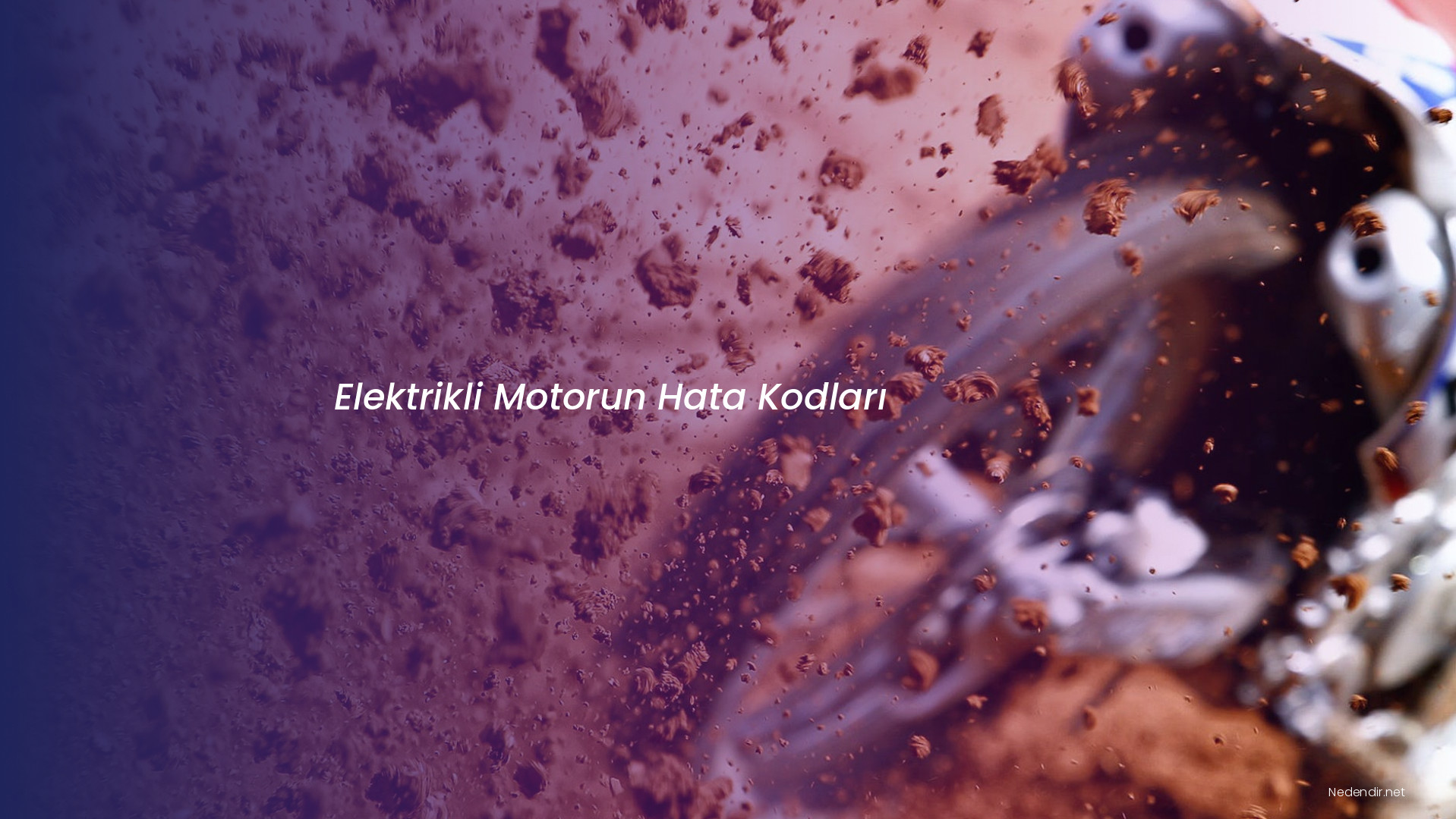 Elektrikli Motorun Hata Kodları