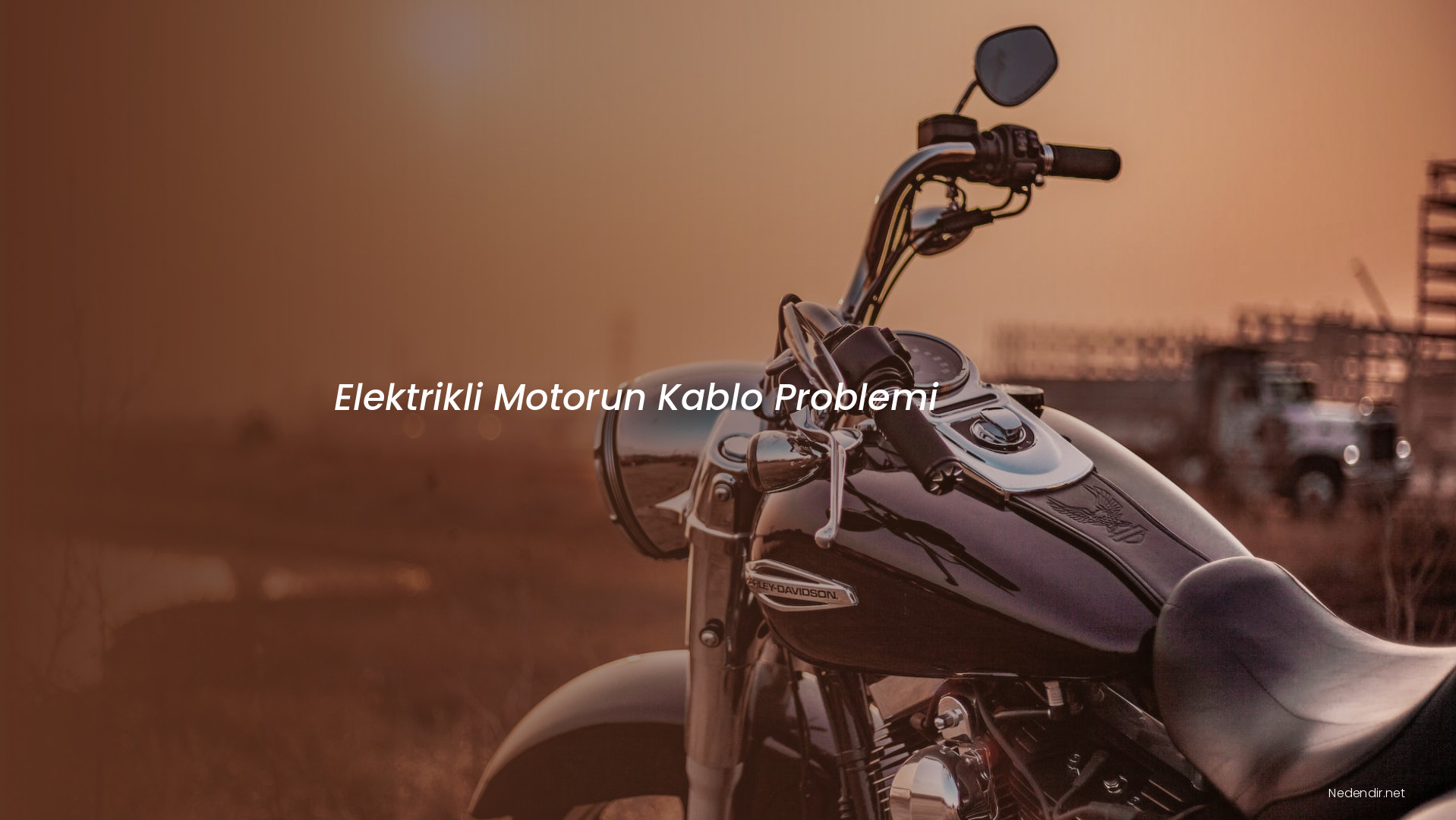 Elektrikli Motorun Kablo Problemi