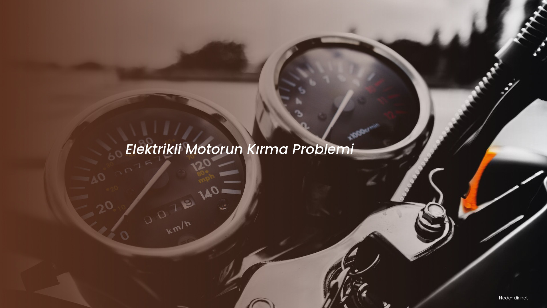 Elektrikli Motorun Kırma Problemi
