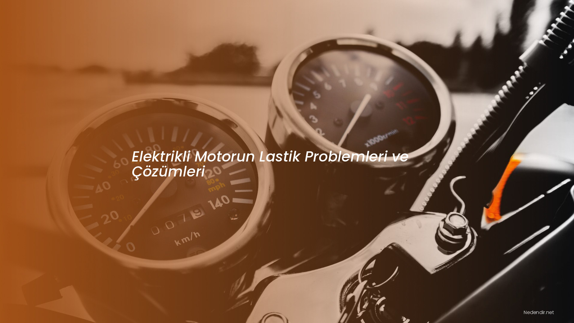Elektrikli Motorun Lastik Problemleri ve Çözümleri