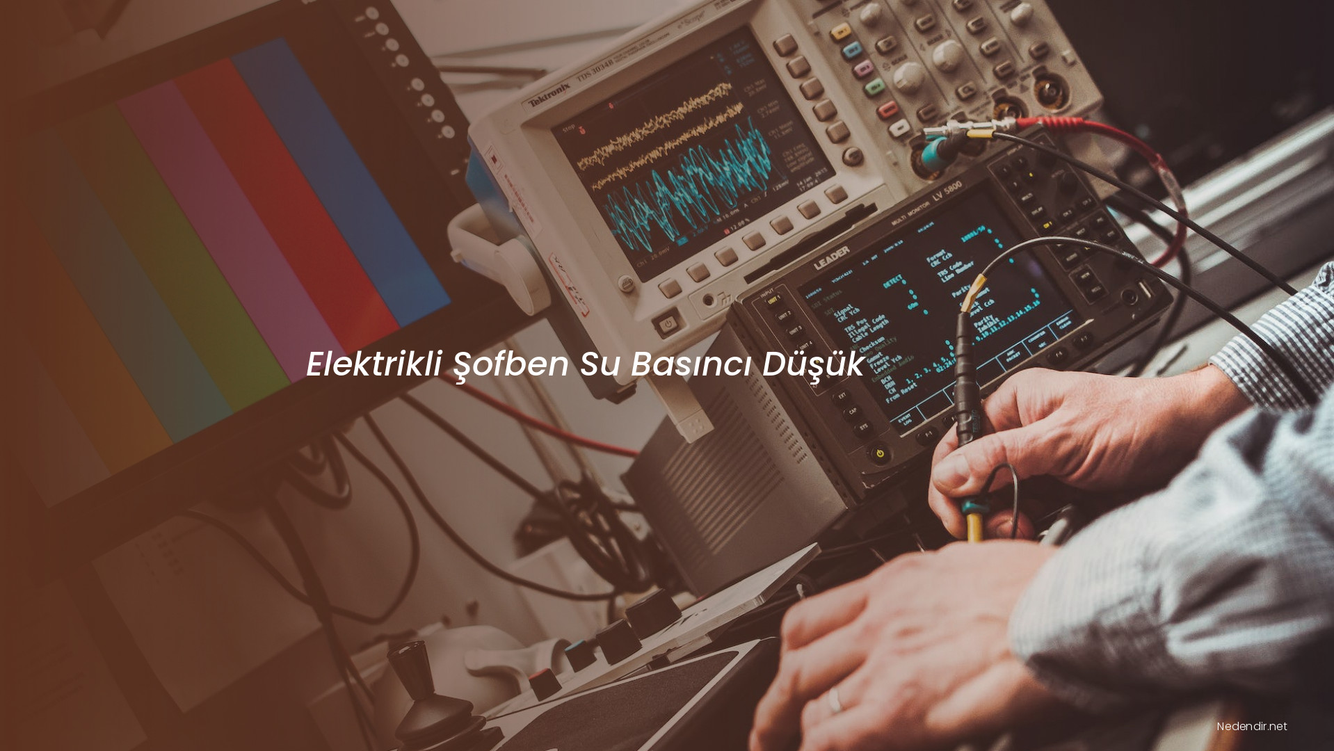 Elektrikli Şofben Su Basıncı Düşük