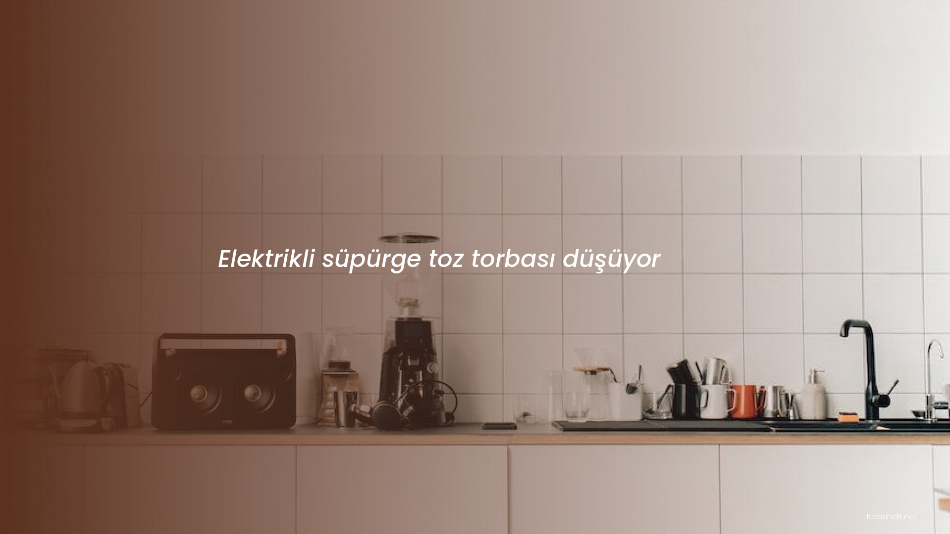 Elektrikli süpürge toz torbası düşüyor